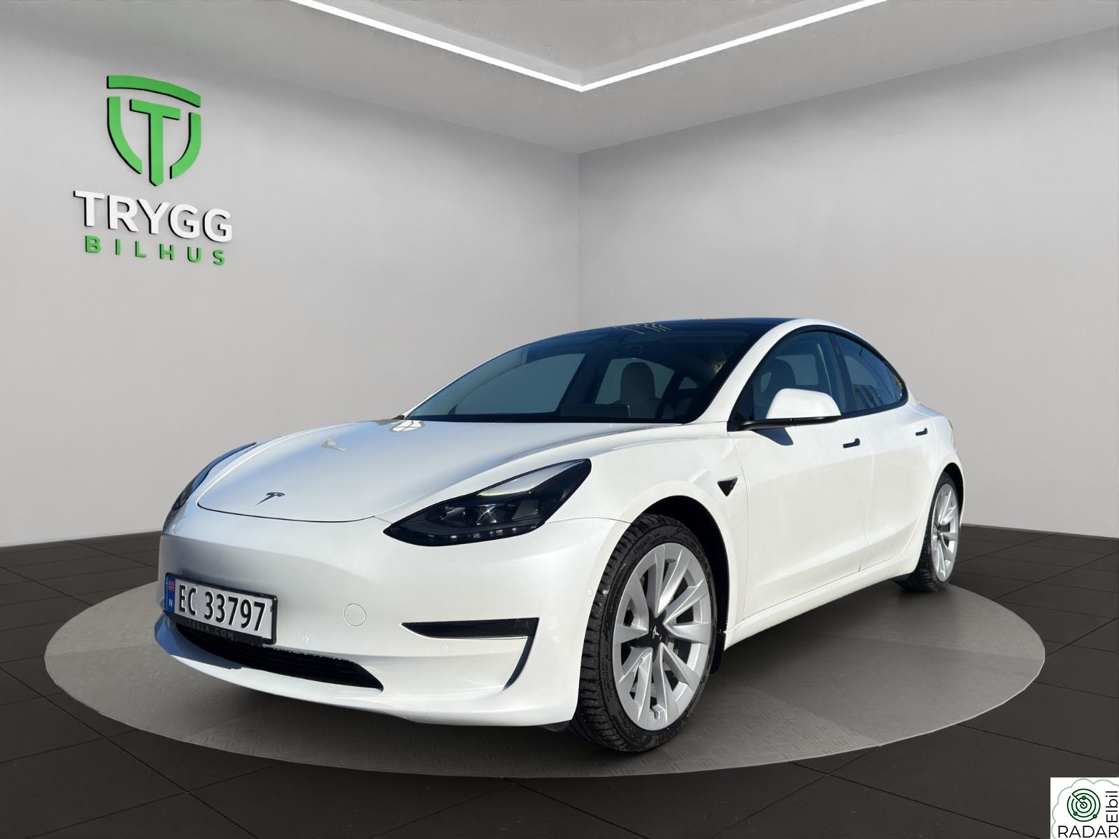 TESLA Model 3 Long Range AWD / Nye Sommerdekk / Krok / Garanti