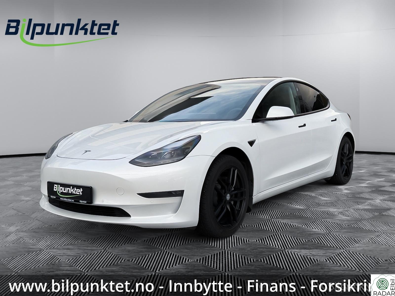 TESLA Model 3 LR AWD 614km Panorama Skinn Autopilot Hifi Krok 1-eier