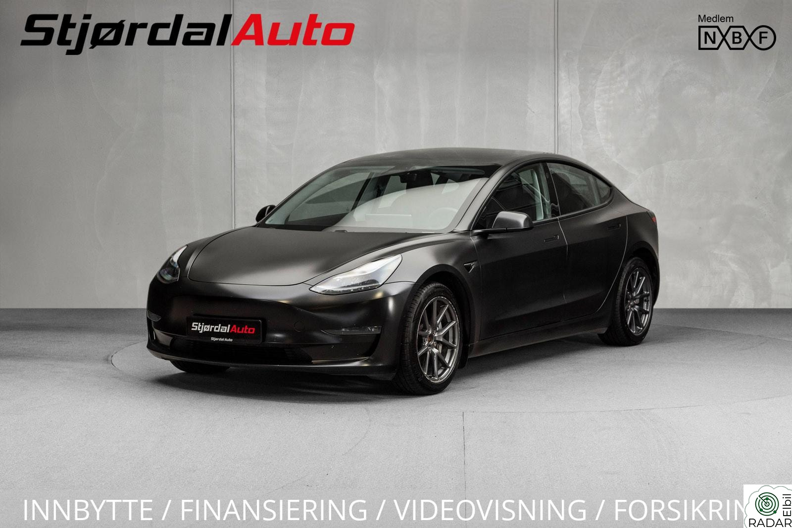 TESLA Model 3 LR 614KM NORSKBIL/JUNI-REG/S+V/EL-BAKLUKE/RATTVARME
