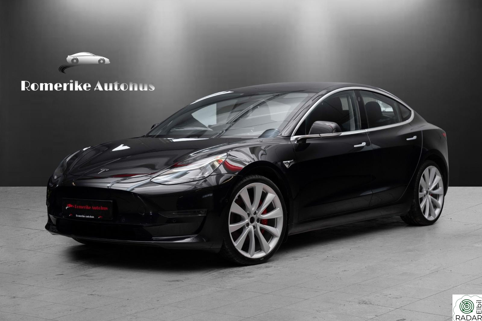 TESLA Model 3 PERFORMANCE AWD // TrackMode, PremiumLyd, 20" Sport++