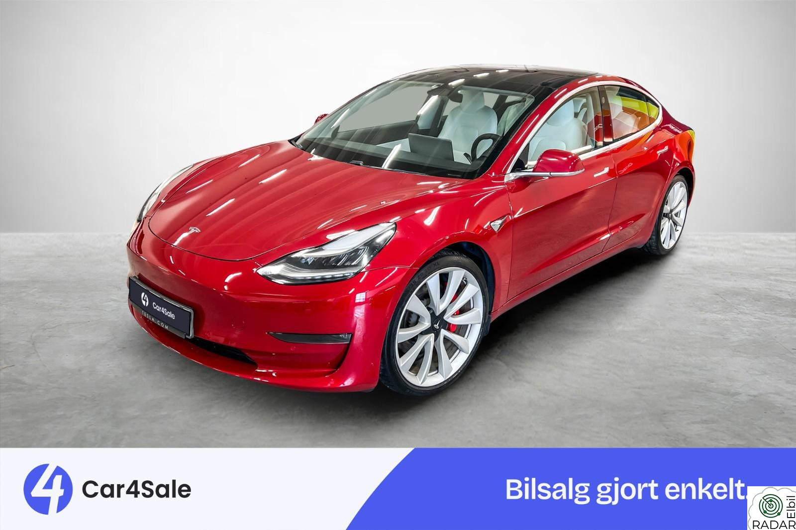 TESLA Model 3 Performance AWD 530km / Premium / AP / EU27 / 1-Eier+++