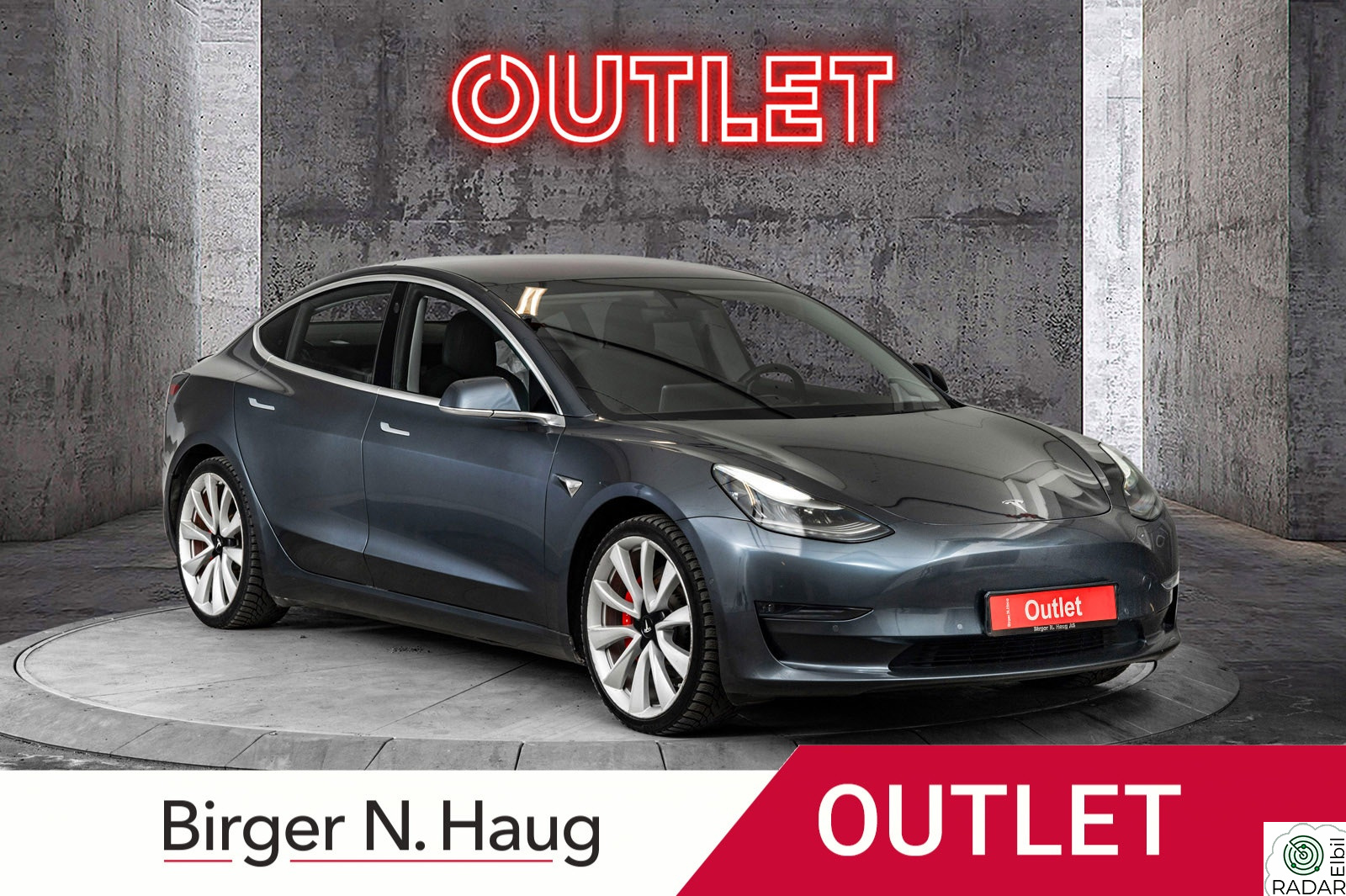 TESLA Model 3 Performance AWD OUTLET | KRAFTIG NEDSATT PRIS!!
