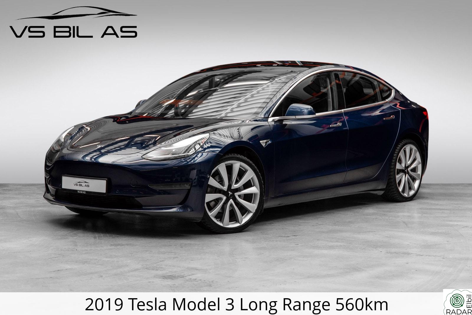 TESLA Model 3 LR 476hk/AWD/Premium/560km/Skinn/Pano/R.kamera/EU27