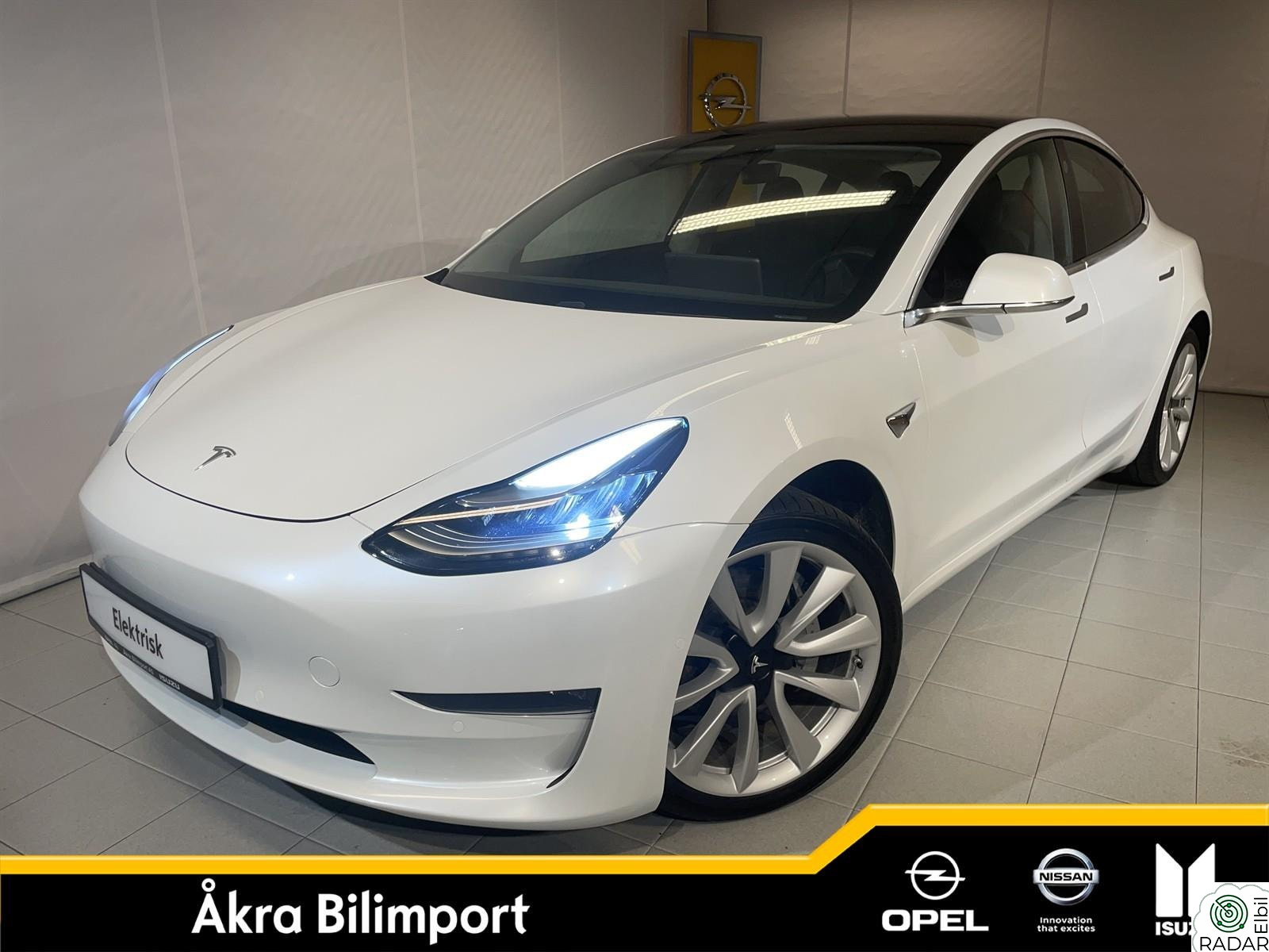 TESLA Model 3 Long Range AWD m/AP/Skinn/Glasstak+krok++