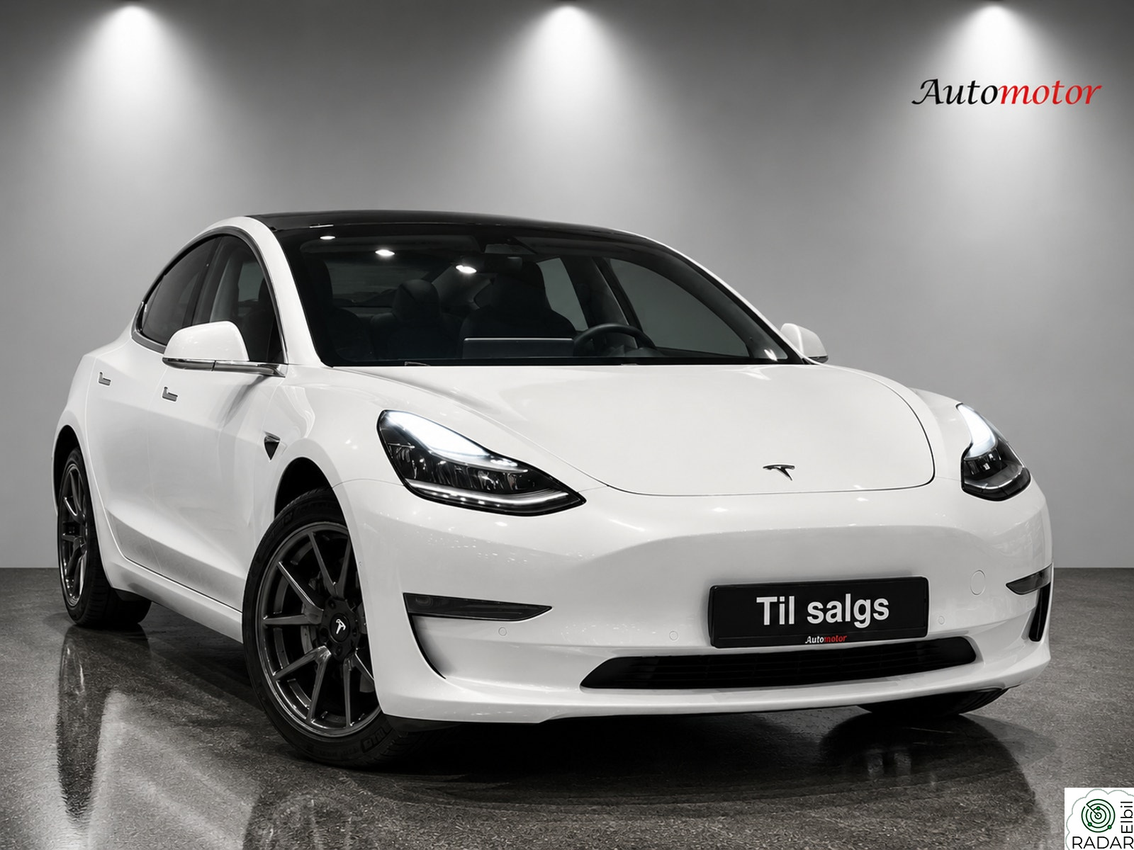 TESLA Model 3 Long Range Premium/560KM/4X4/Skinn/ACC/Pano/Krok/1Eier