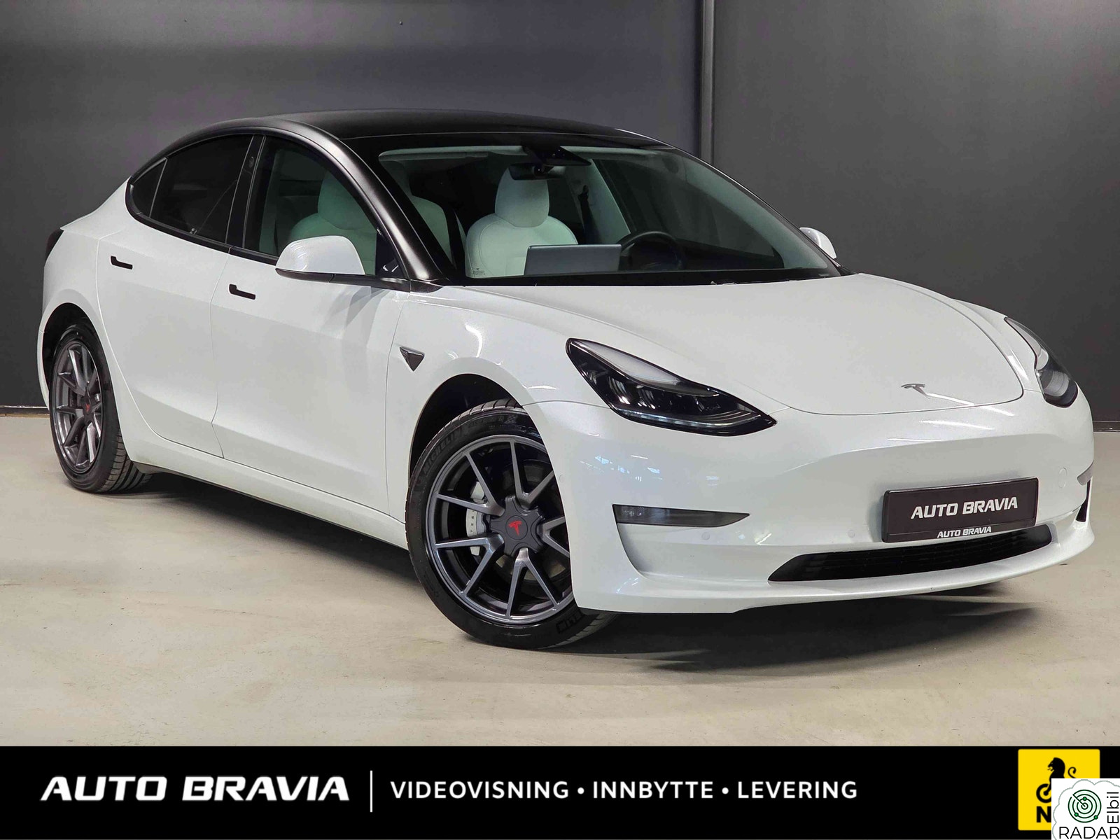 TESLA Model 3 LONG RANGE/AWD/580KM/VARMEPUMPE/ACC/AP/KROK/NAF TEST++