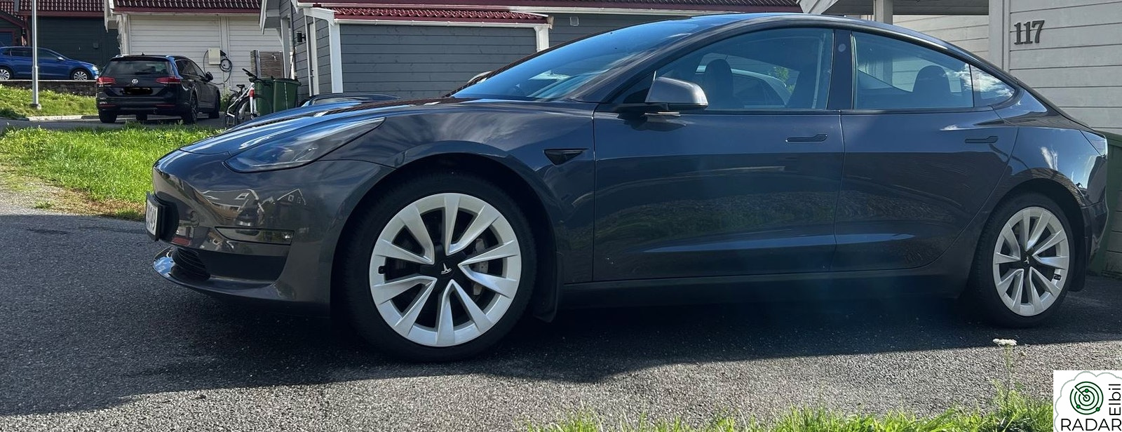 TESLA Model 3 Long Range, Hengerfeste, Varmepumpe, AWD,(75 KWh)