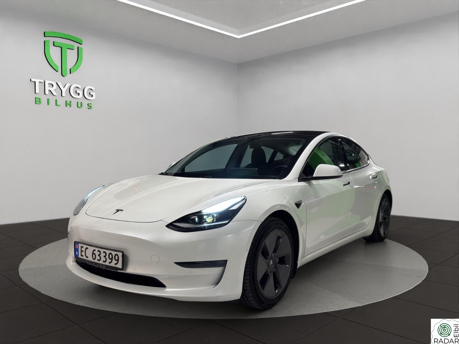 TESLA Model 3 Long Range AWD / Rattvarme / Hengerfeste / Garanti