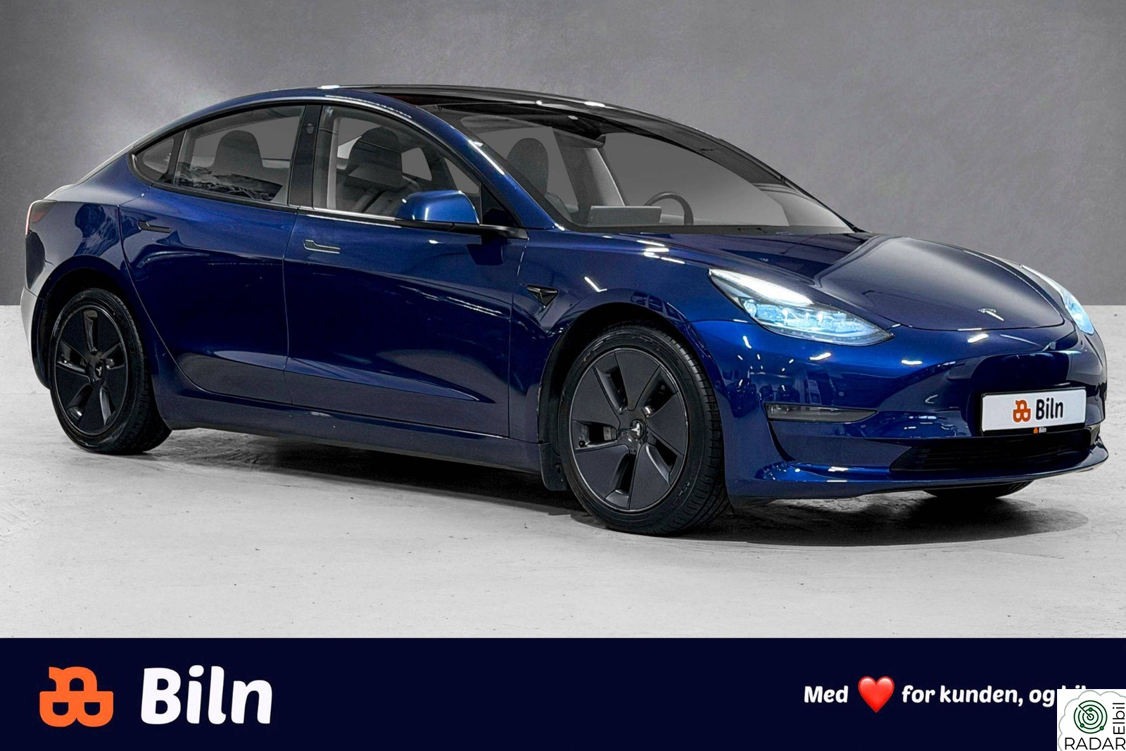 TESLA Model 3 Long Range AWD 614km /Krok/Skinn/Varmepumpe/HIFI/EU27