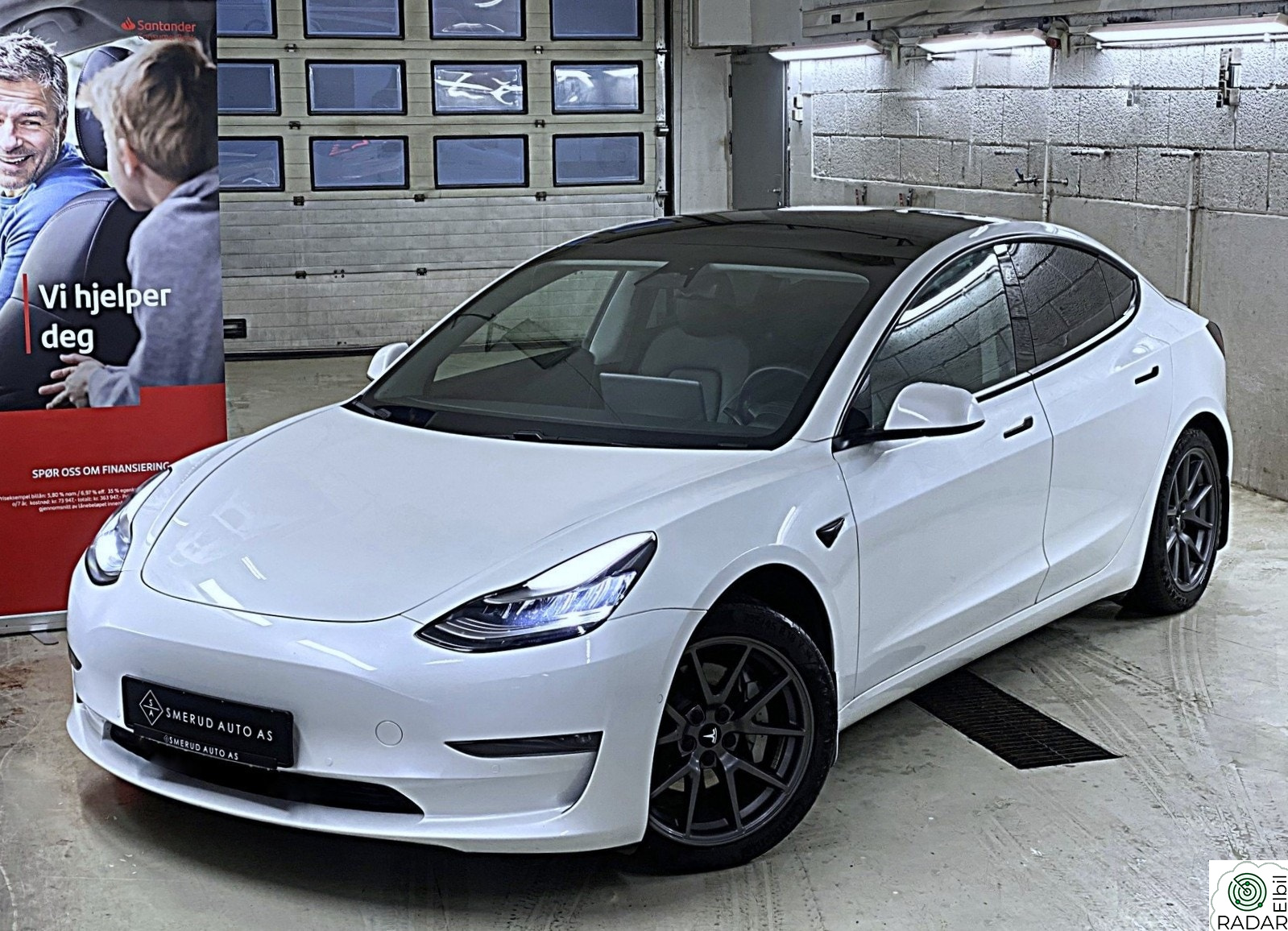 TESLA Model 3 LongRange | 4x4 | Rattvarme | Autopilot | Krok | 1 Eier