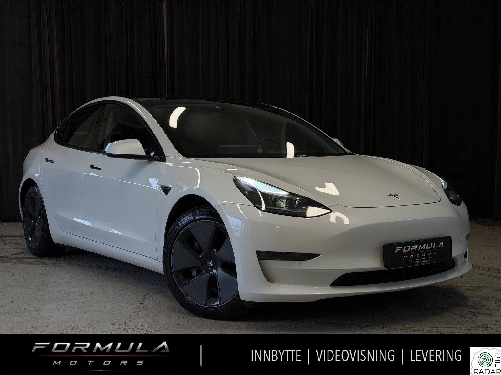TESLA Model 3 LONG RANGE/DUAL MOTOR/AWD/614KM/RATT VARME/V.PUMPE/AP/+