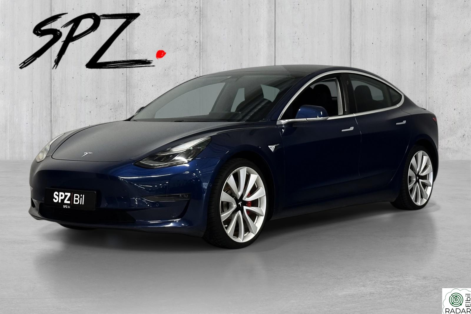 TESLA Model 3 Performance | Skinn | Pano | Prem lyd | Garanti | Norsk