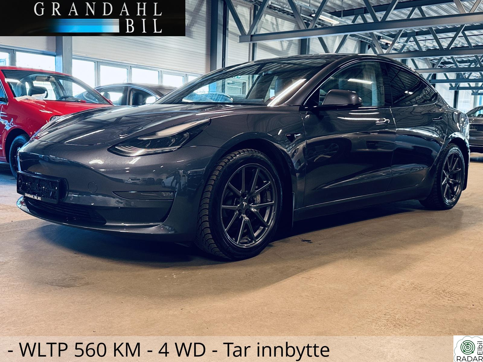 TESLA Model 3 LR - 4 WD - Autopilot - Tar innbytte