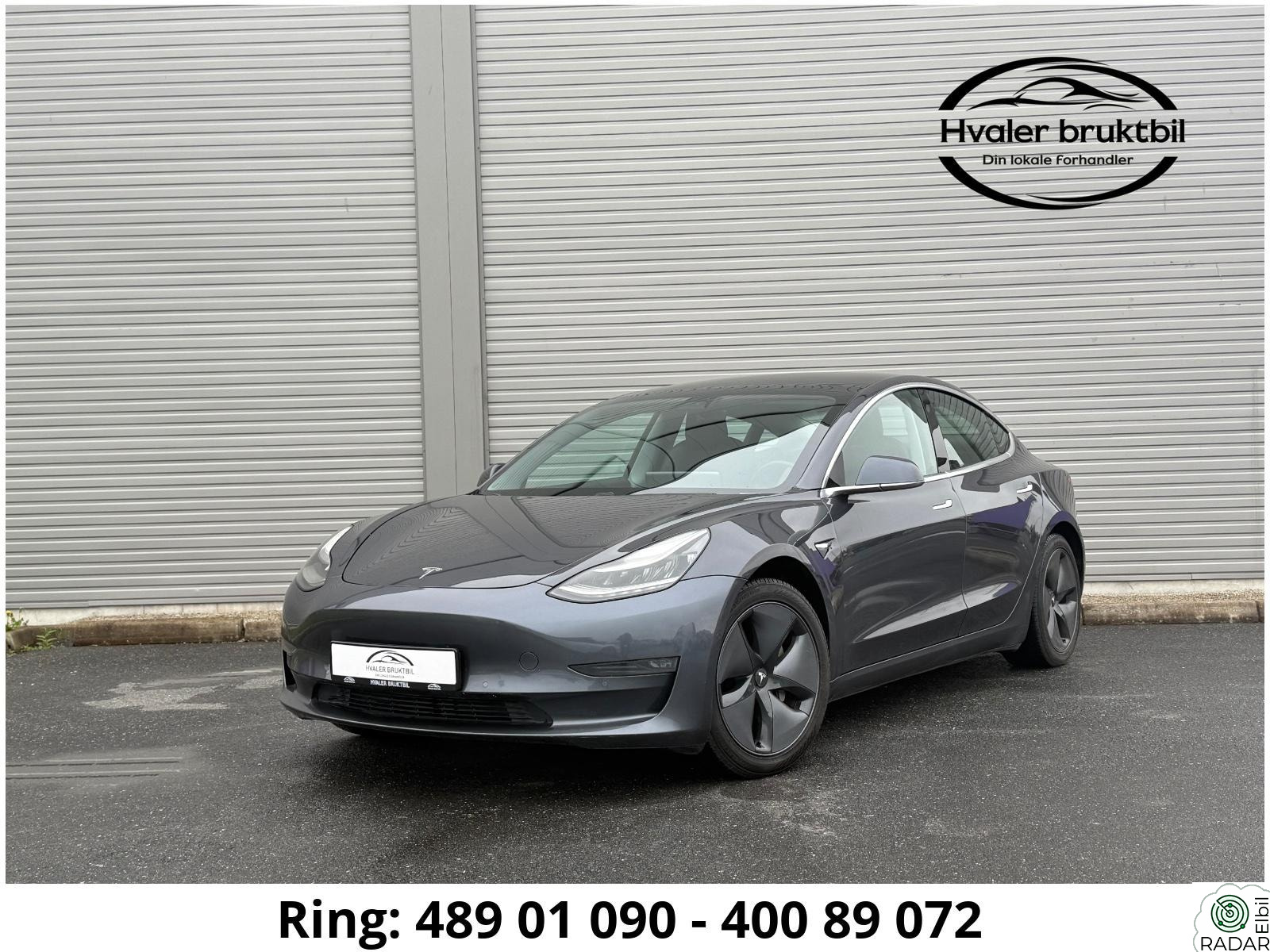 TESLA Model 3 Ny EU/ Long-Range/ 476Hk/ AWD/ Skinn/ R.Kam/ AP/ 1Eier