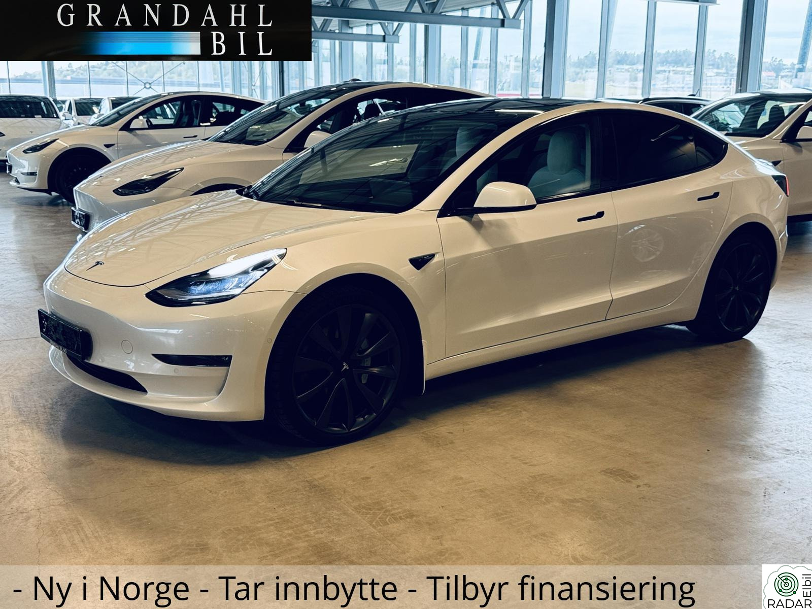 TESLA Model 3 4WD - BASE PERFORMANCE - Autopilot - Hengerfeste