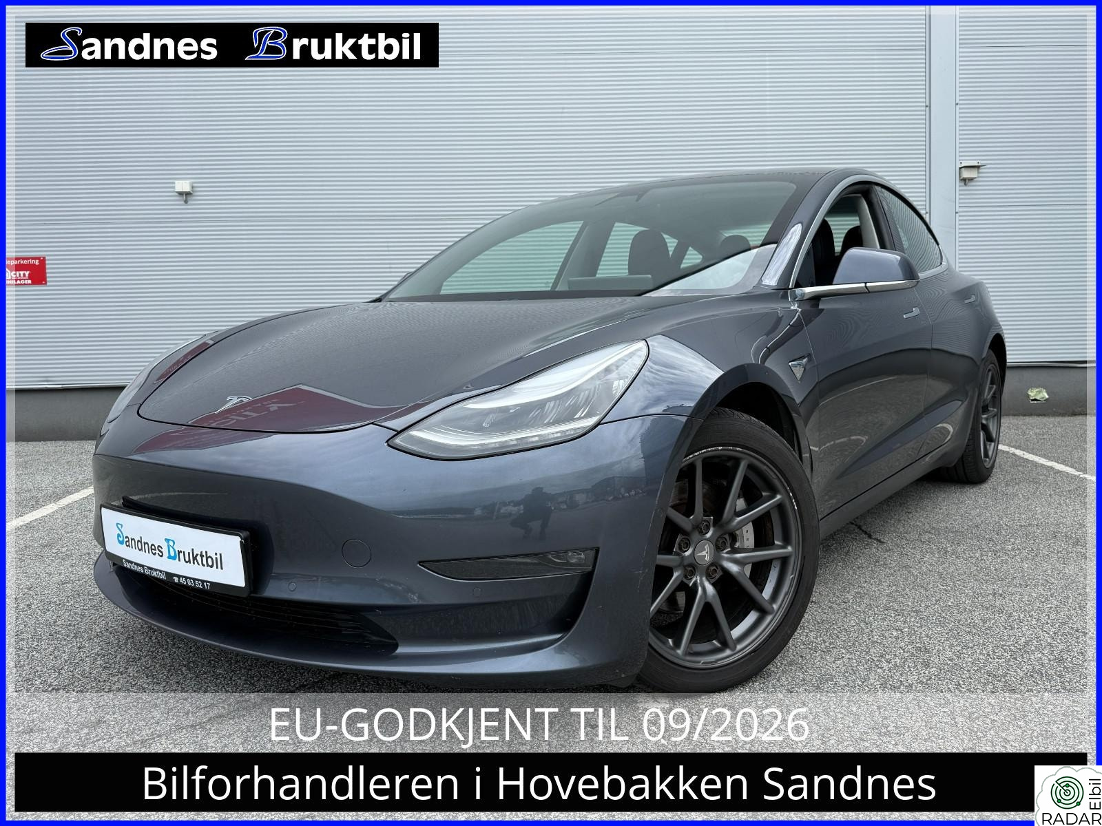 TESLA Model 3 LR 4X4 KROK,AUTOPILOT,TLF,DAB+,VARME SETER BAK,PANO