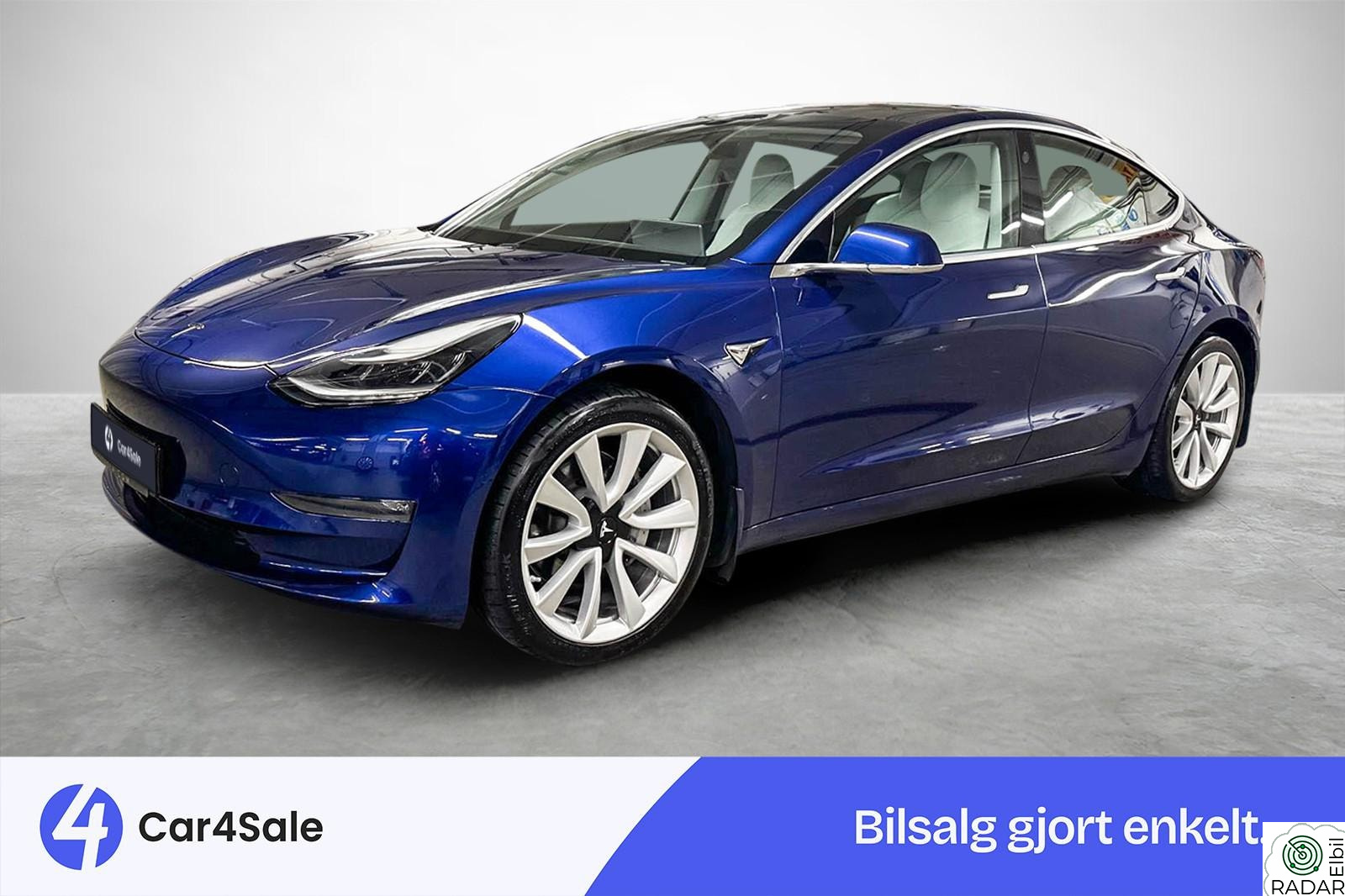 TESLA Model 3 Long Range AWD 560km / 19" / AP / Garanti/ EU26/ Lav KM