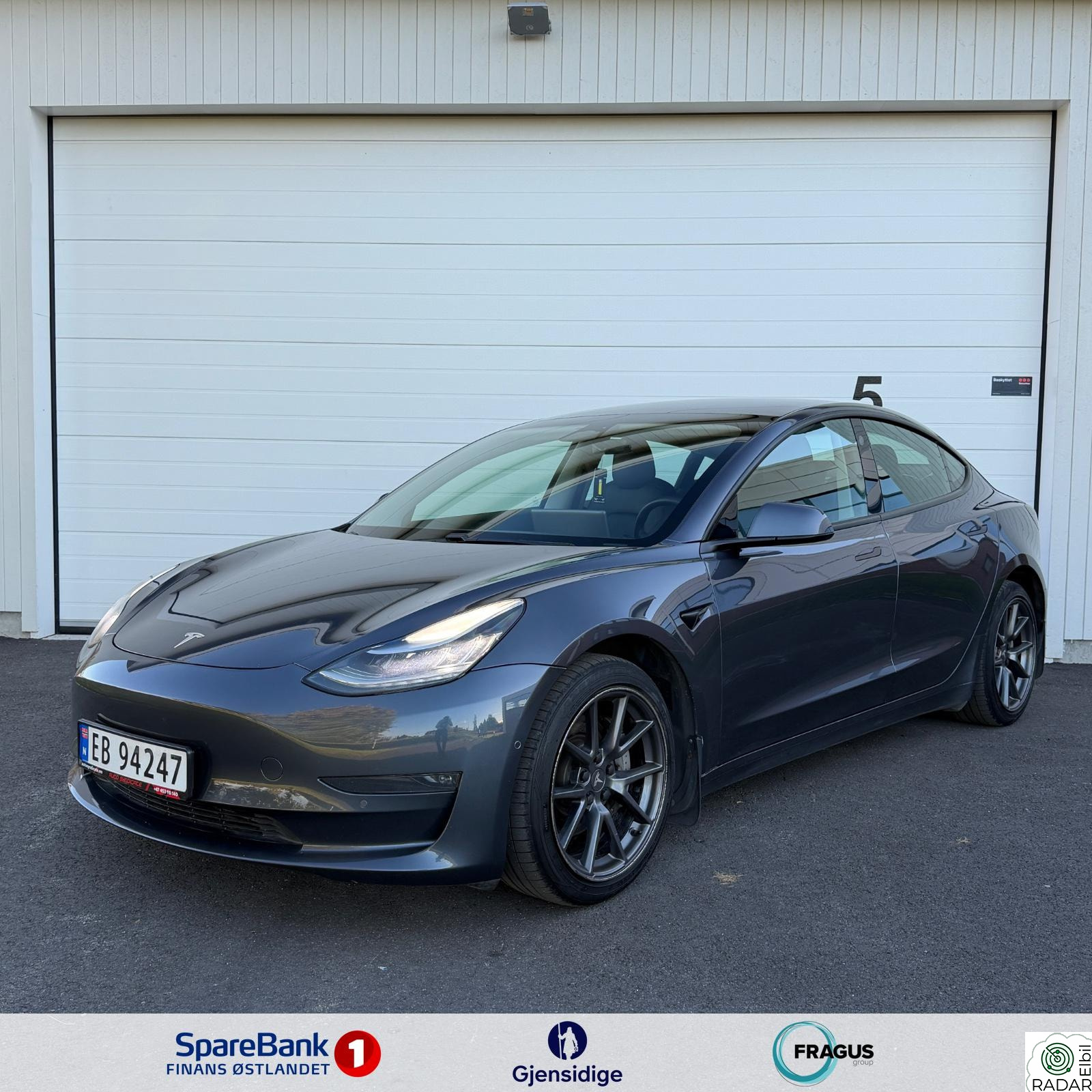 TESLA Model 3 AWD // Krok // AP // Varmepumpe // S+V // Garanti