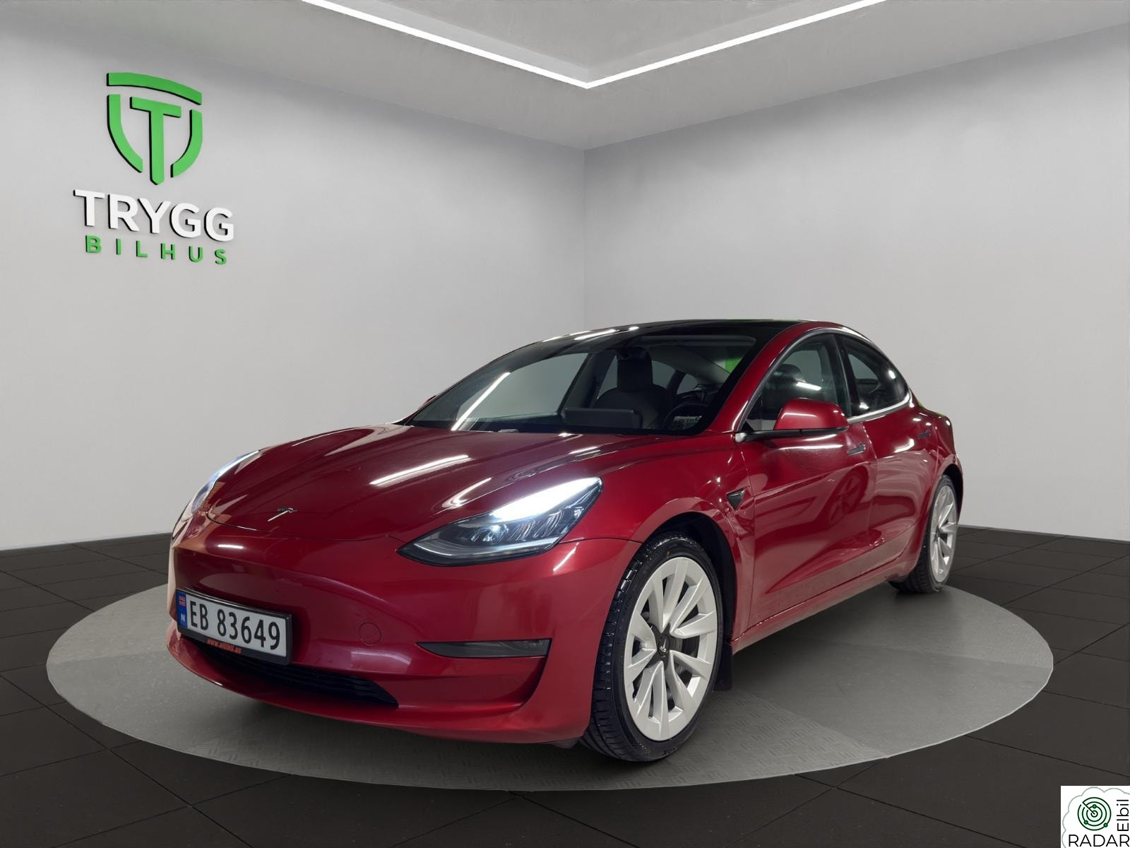 TESLA Model 3 Long Range AWD / Nye Dekk / Krok / Service / Garanti