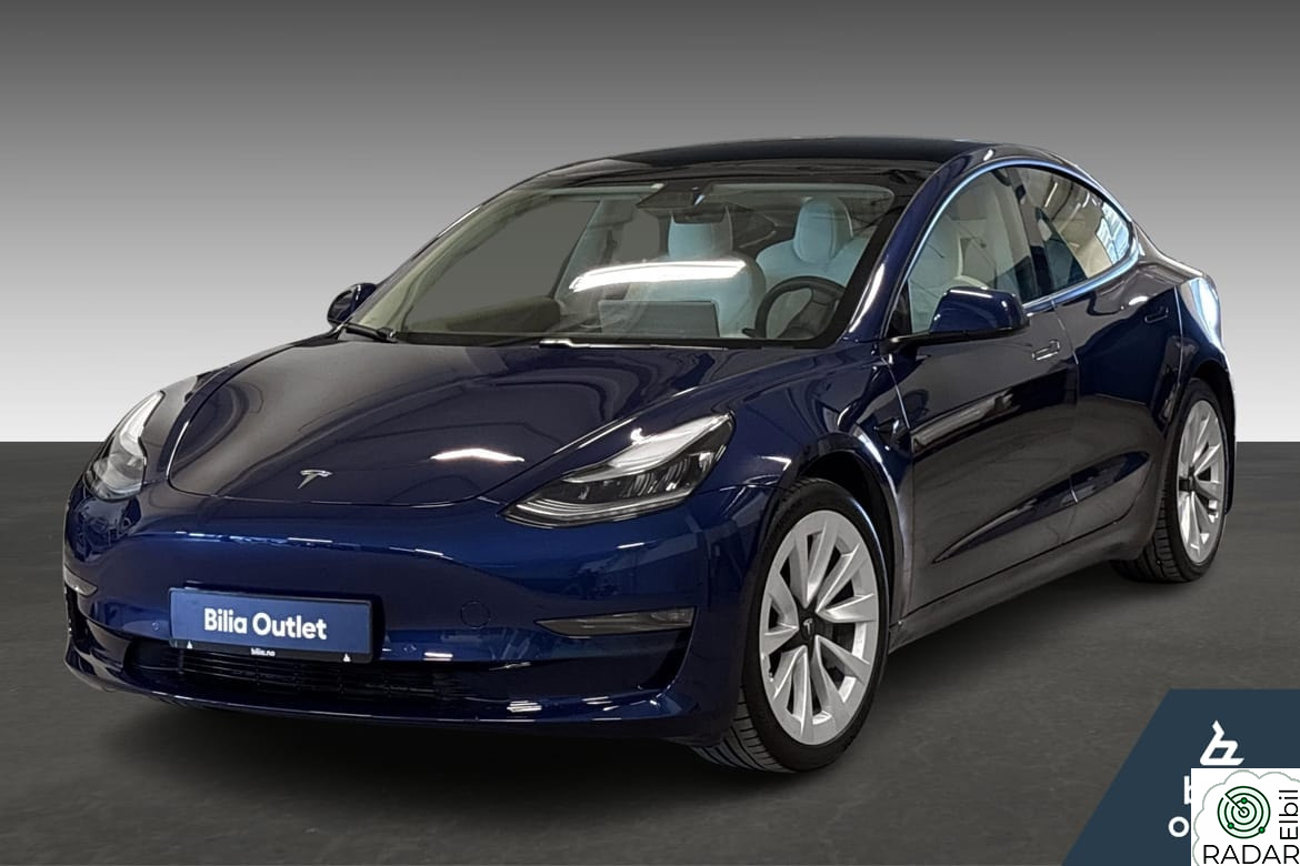 TESLA Model 3 Long Range AWD, Navigasjon,580 km (WLTP), Ryggekamera