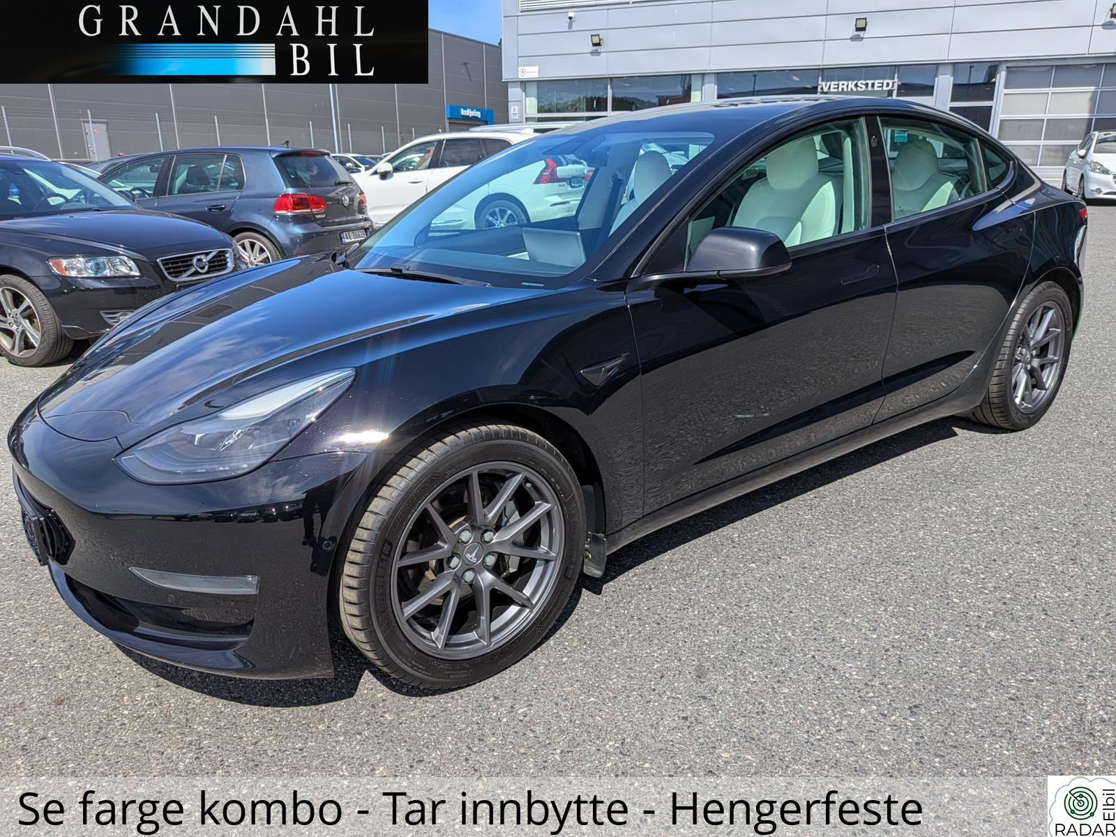 TESLA Model 3 LR - 4WD - Varme.p. - Hengerfeste- Tar innbytte