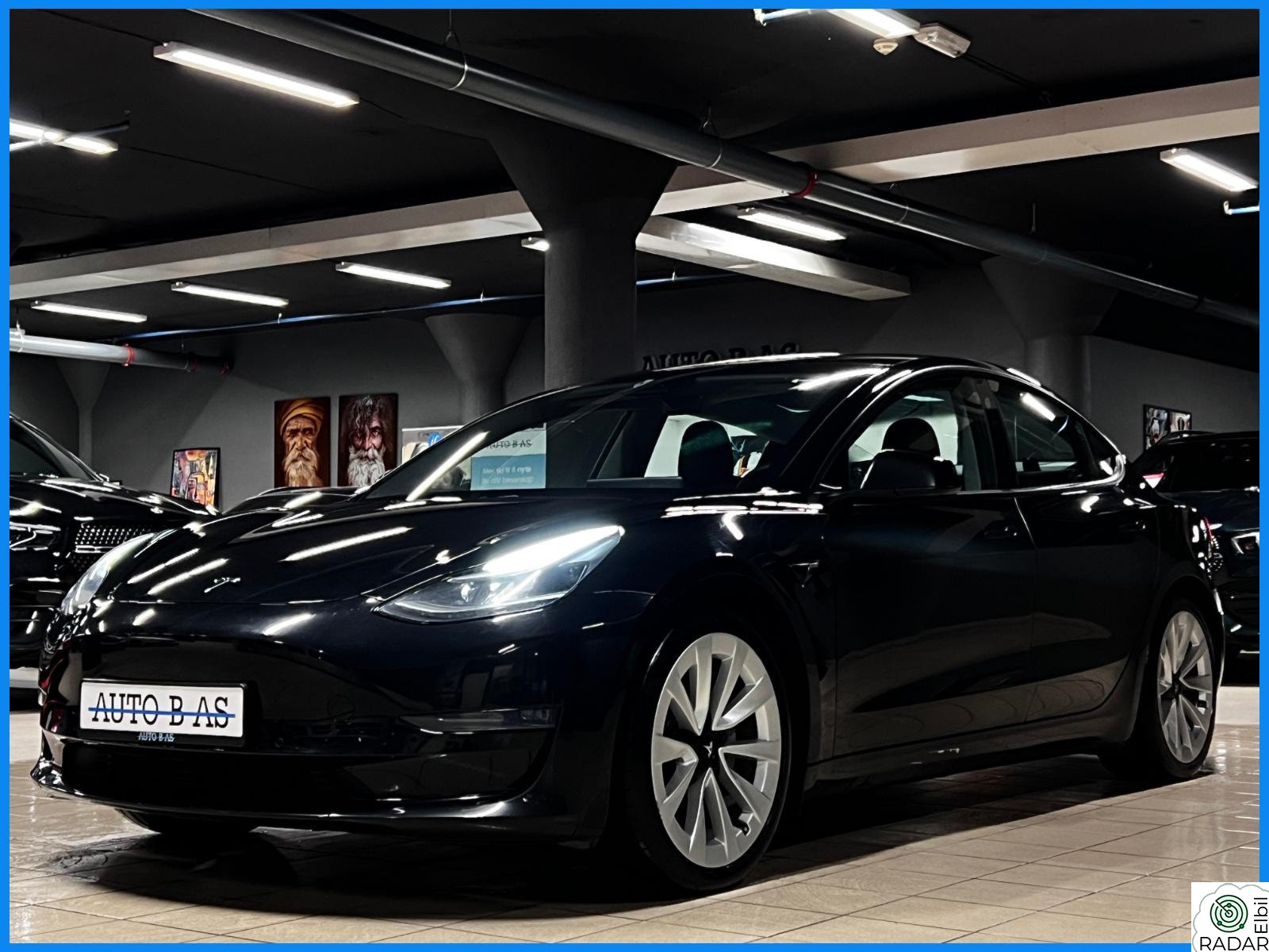 TESLA Model 3 Long Range - V.pumpe - Norsk - Facelift - H.feste