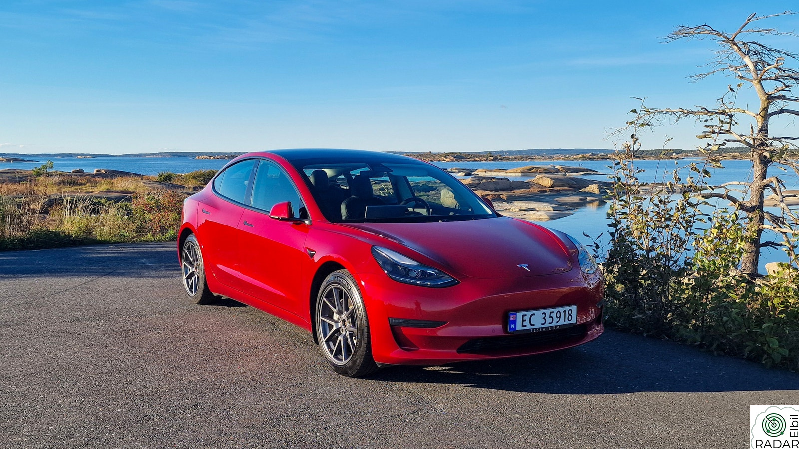 TESLA Model 3 Long Range AWD med hengerfeste (avtagbart)