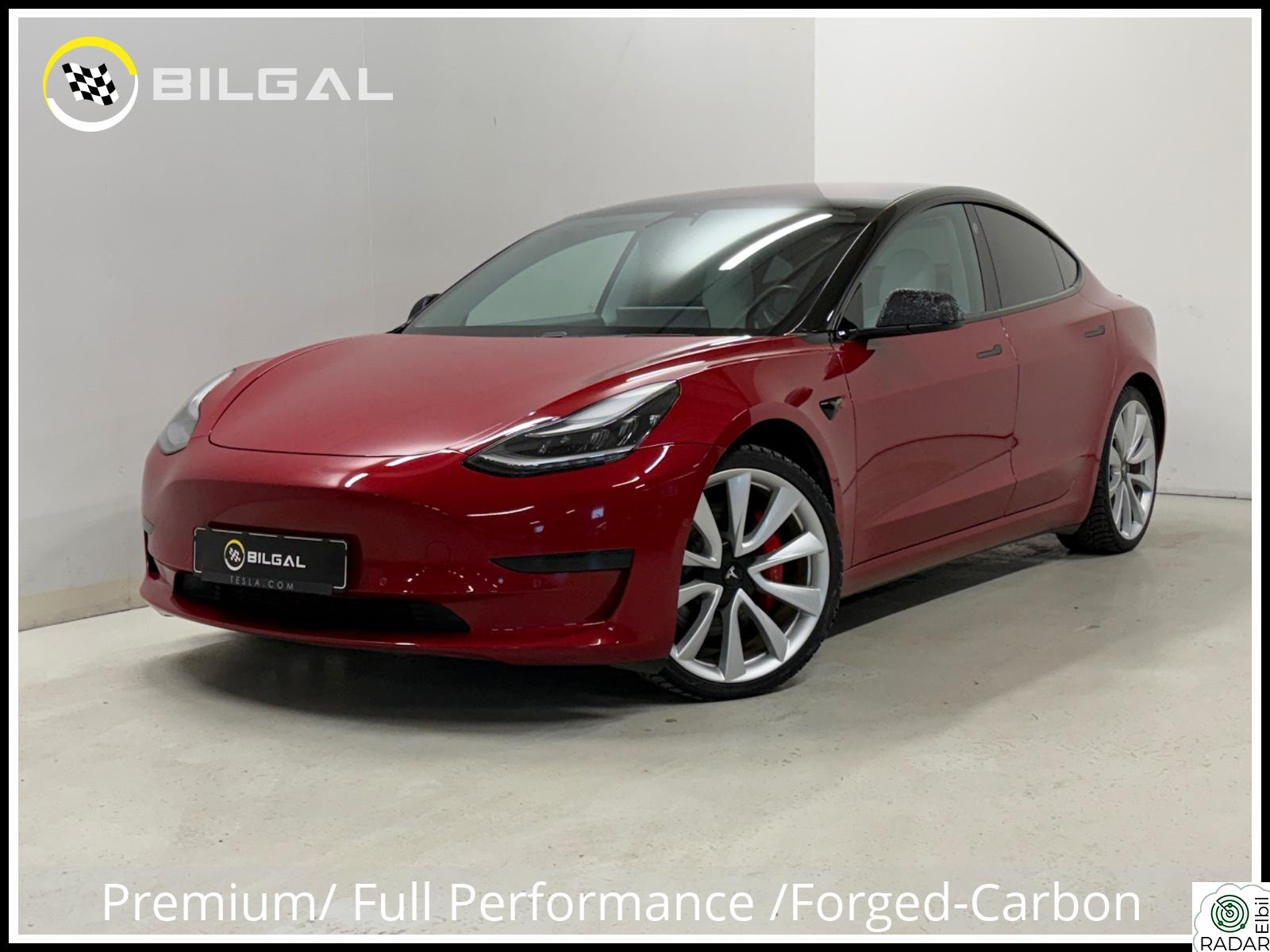 TESLA Model 3 Performance 4x4 SortOptik UltraWhite Trackmode HiFi 20"