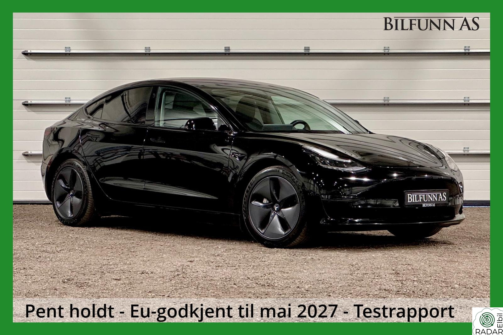 TESLA Model 3 4x4 Long Range, Autopilot, Premium, Vinterpakke, Skinn