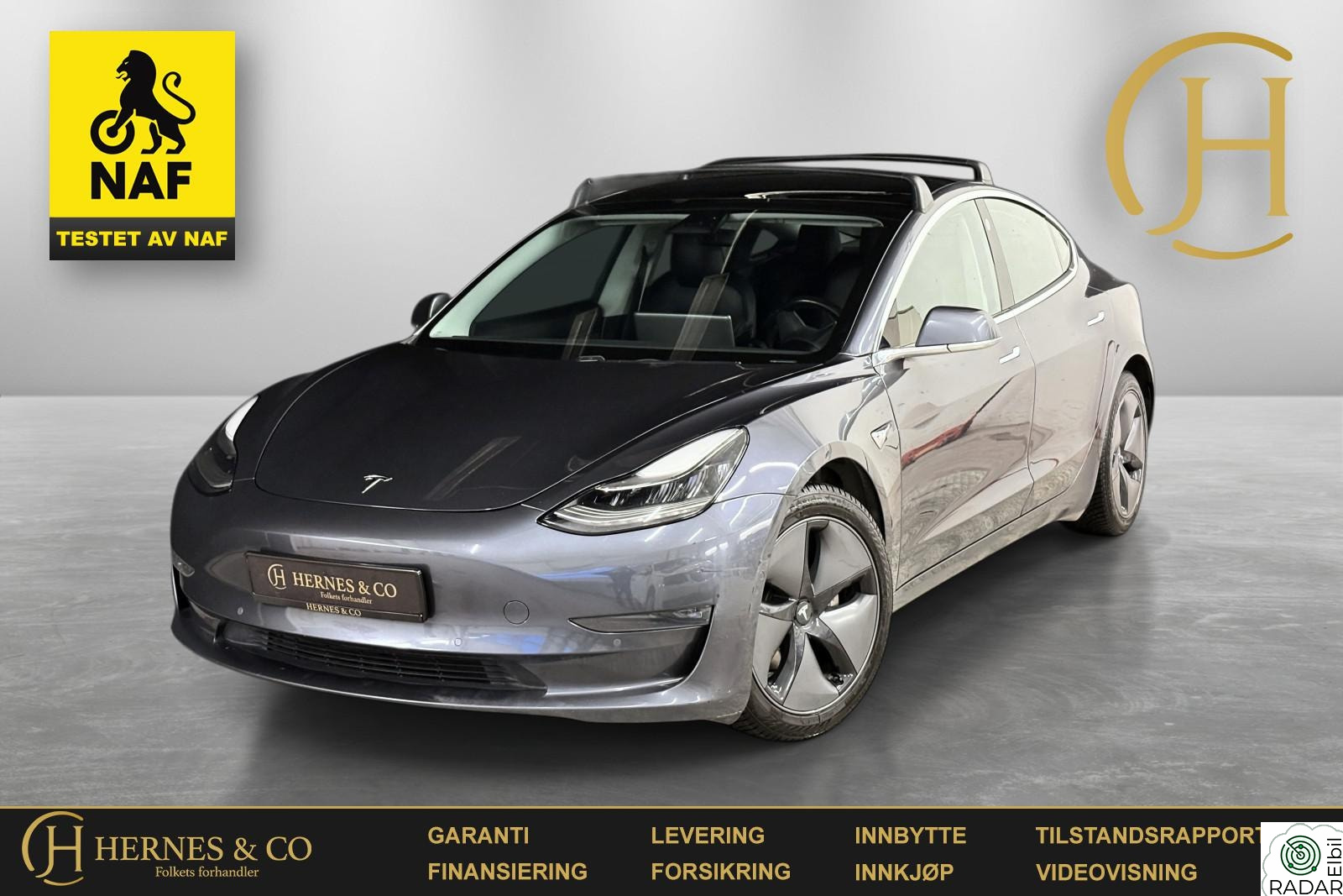 TESLA Model 3 NAF/560KM/Long Range/AWD/Premium/Pano/ACC/S+V++