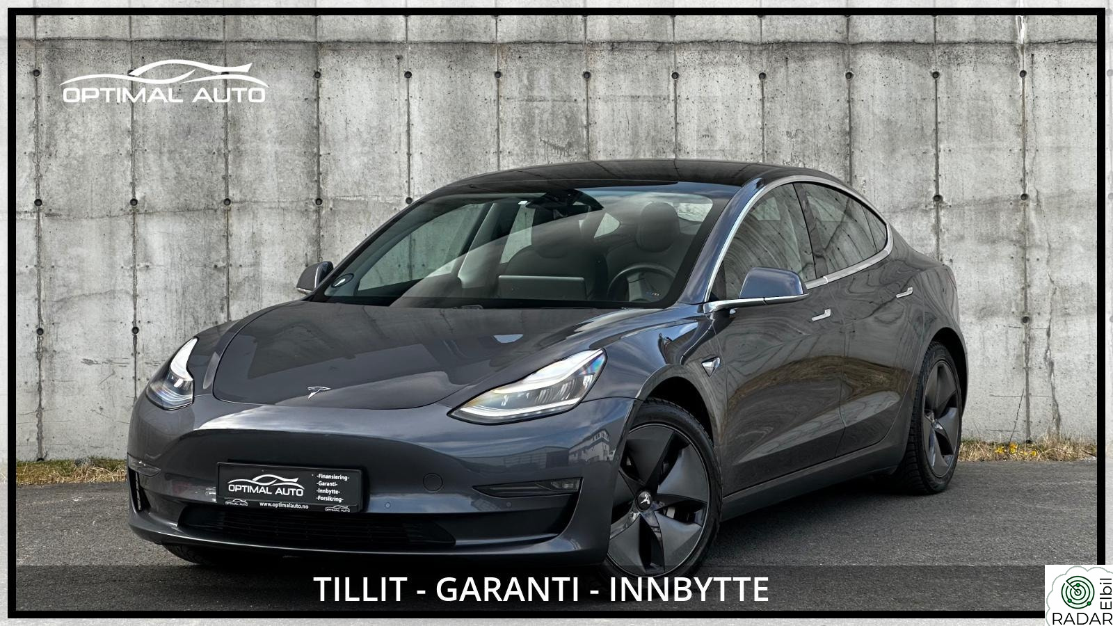 TESLA Model 3 Long Range AWD / Skinn / Pano / Krok / Premium / Ny EU