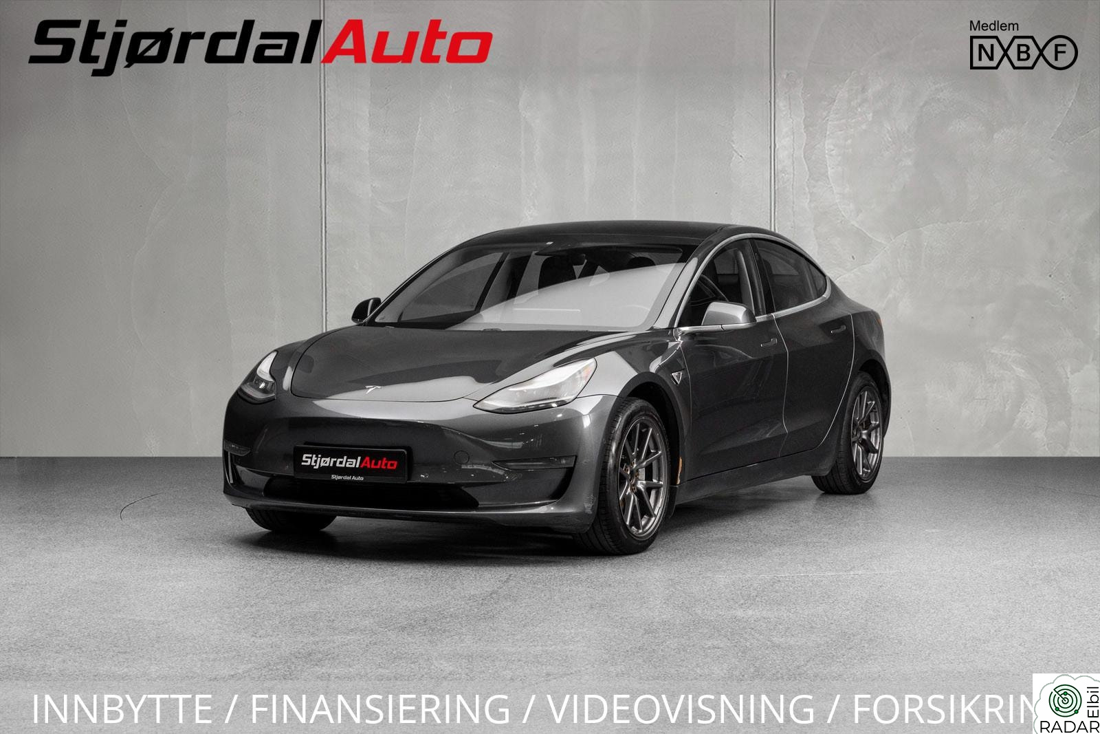TESLA Model 3 Long Range 560WLTP/LED/PANO/KROK/NYSERVICE/PREMIUMLYD