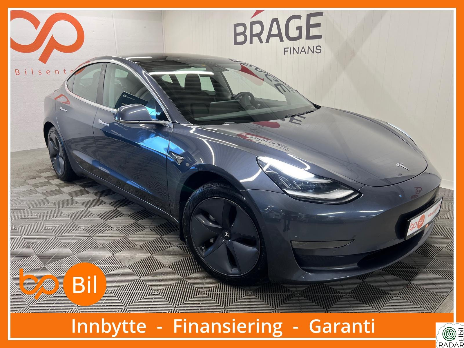 TESLA Model 3 BASE PERFORMANCE* AWD* HENGERFESTE* SKINN* KAMERA*