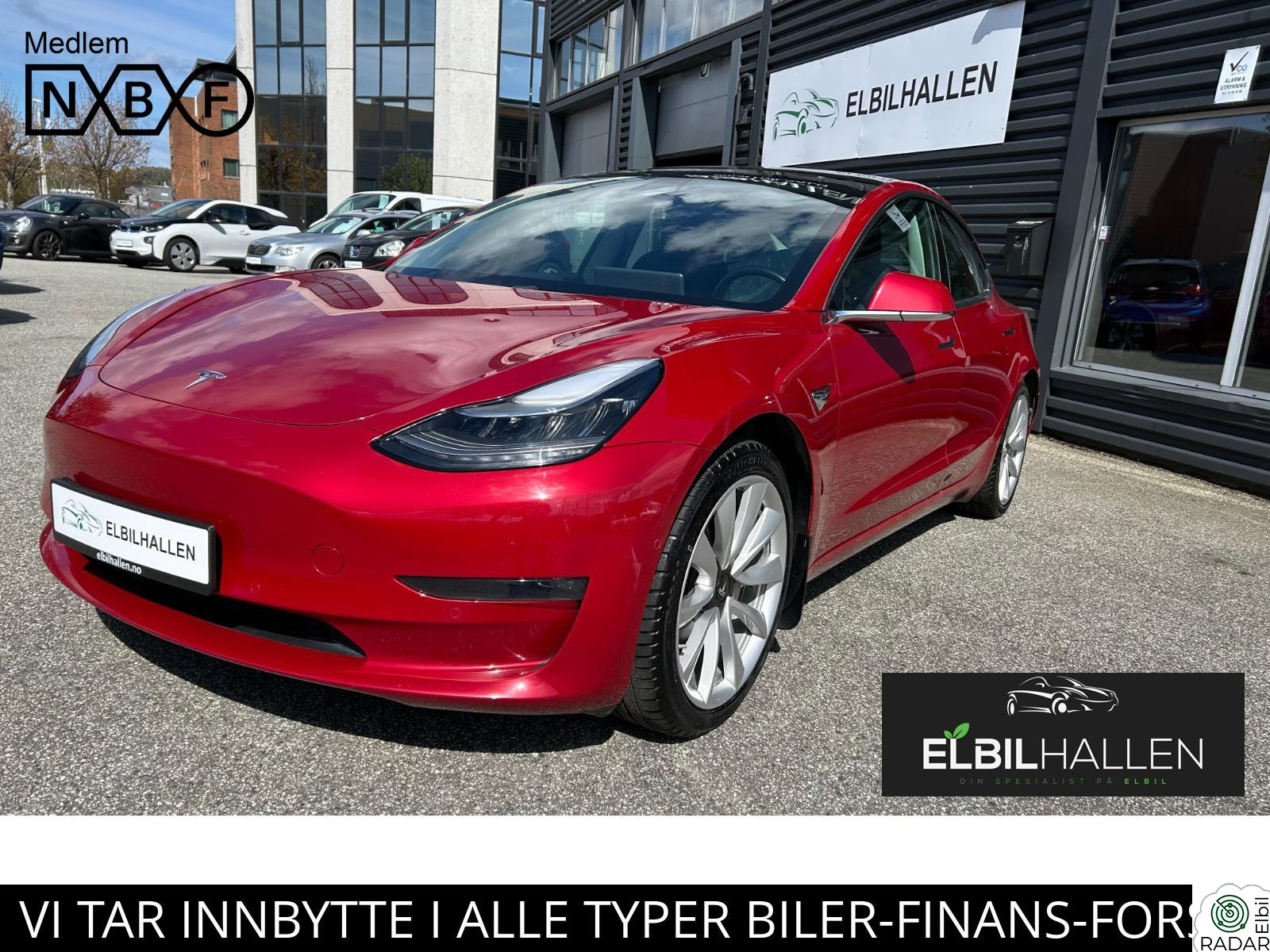 TESLA Model 3 LONG RANGE AWD/AUTOPILOT/PREMIUM/NETFLIX/19"SPORTFELGER