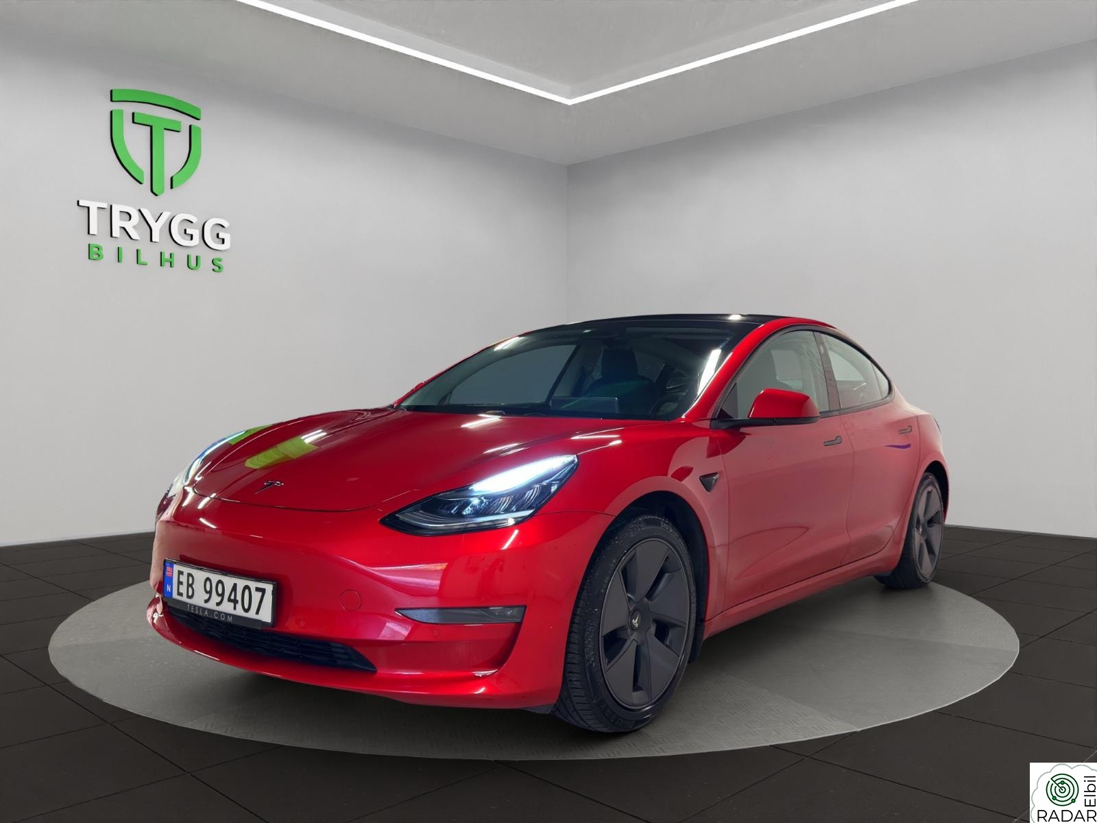 TESLA Model 3 Long Range AWD / Garantiutløpstest / 1-Eier / Ny-EU