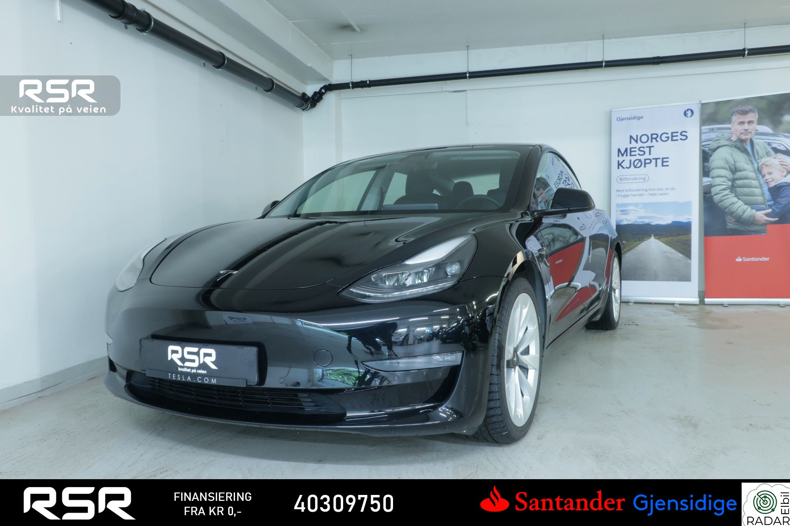 TESLA Model 3 Long Range AWD - premium - hengerfeste - 3513,- i mnd!