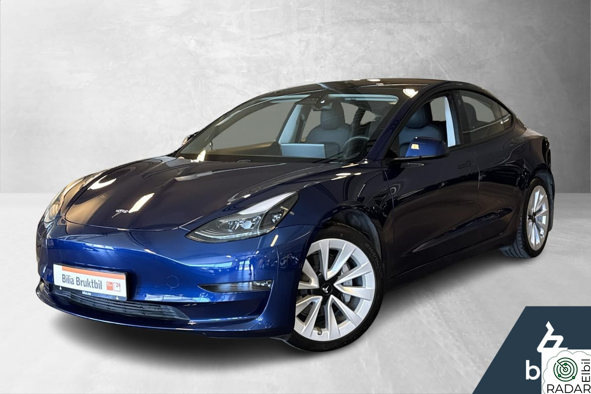 TESLA Model 3 Panorama, Navi, Ryggekamera, ACC