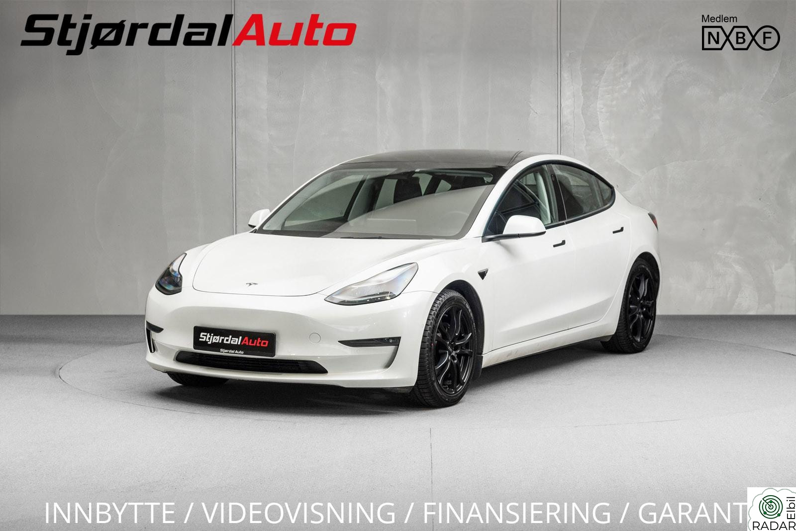 TESLA Model 3 Long Range AWD - 614WLTP/AUTOPILOT/S+V/RATTVARME/PR.LYD