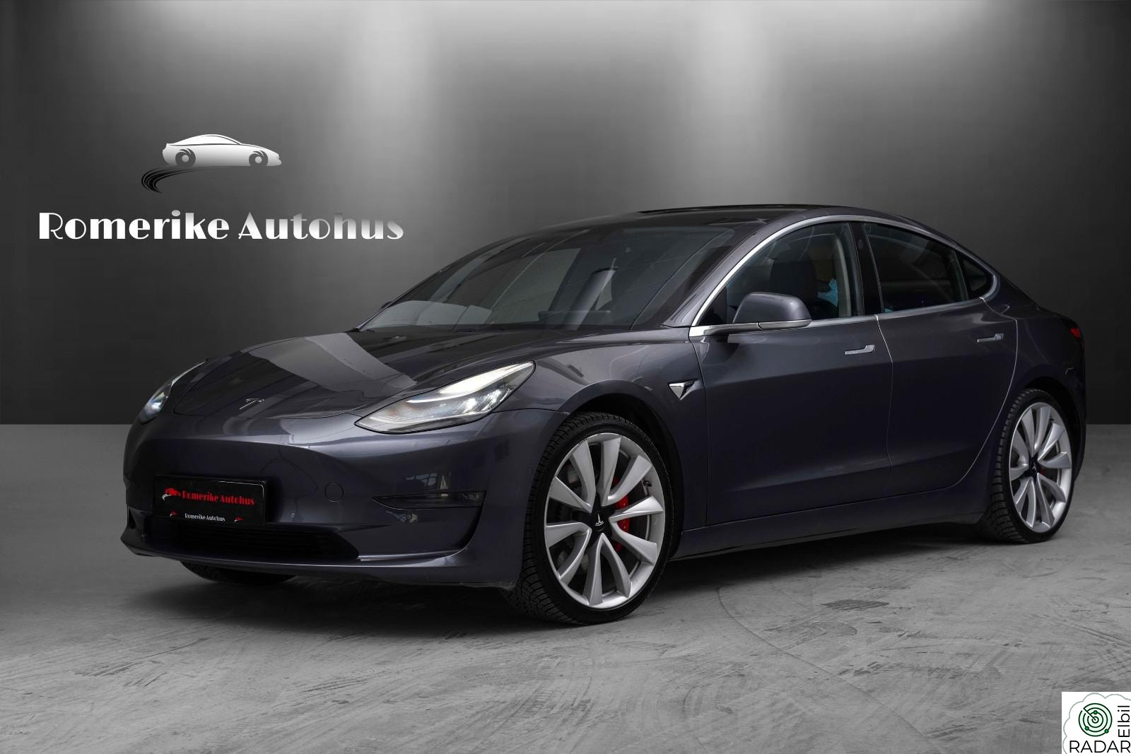 TESLA Model 3 PERFORMANCE AWD // TrackMode, PremiumLyd, 20" Sport++