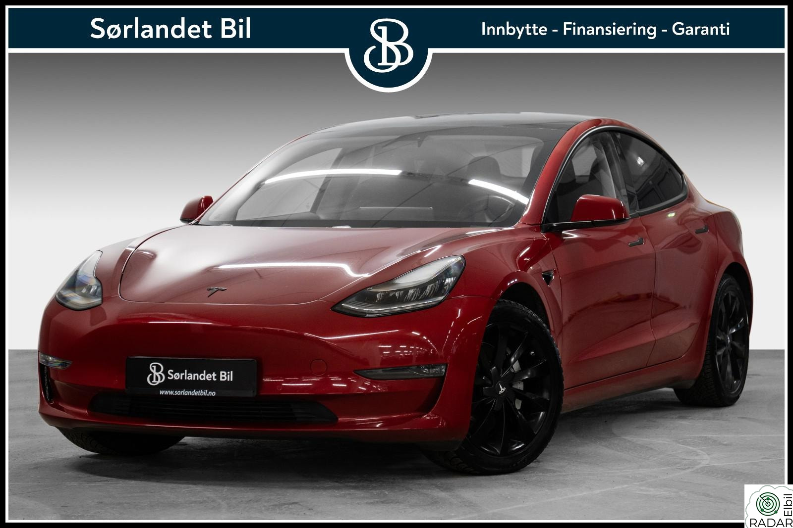 TESLA Model 3 LONG RANGE AWD / LAV KM! / AUTOPILOT / PREMIUM / 19"