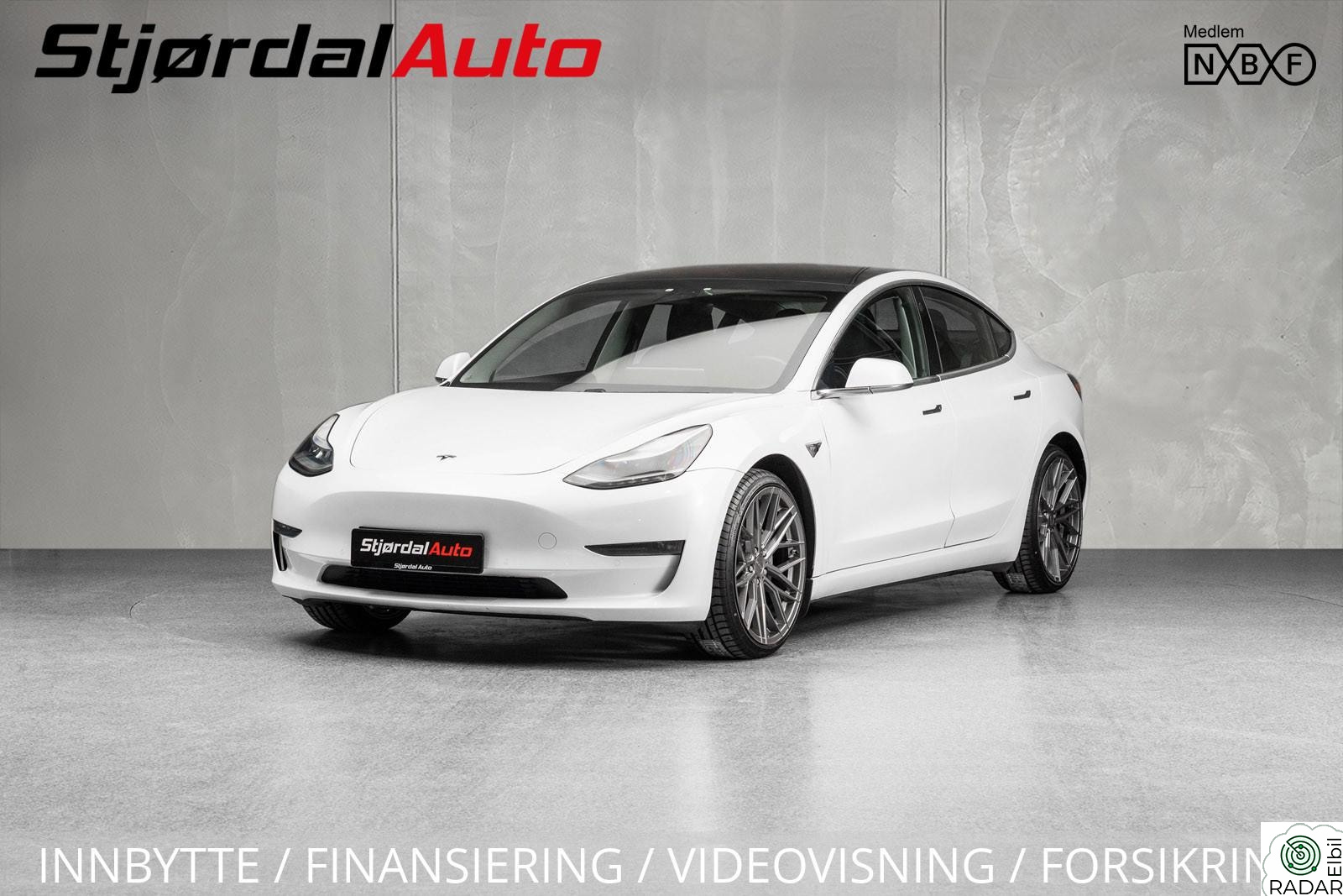 TESLA Model 3 LR AWD 560WLTP/LED/A.PILOT/SKINN/PANO/NYEDEKK/DAB+/ACC
