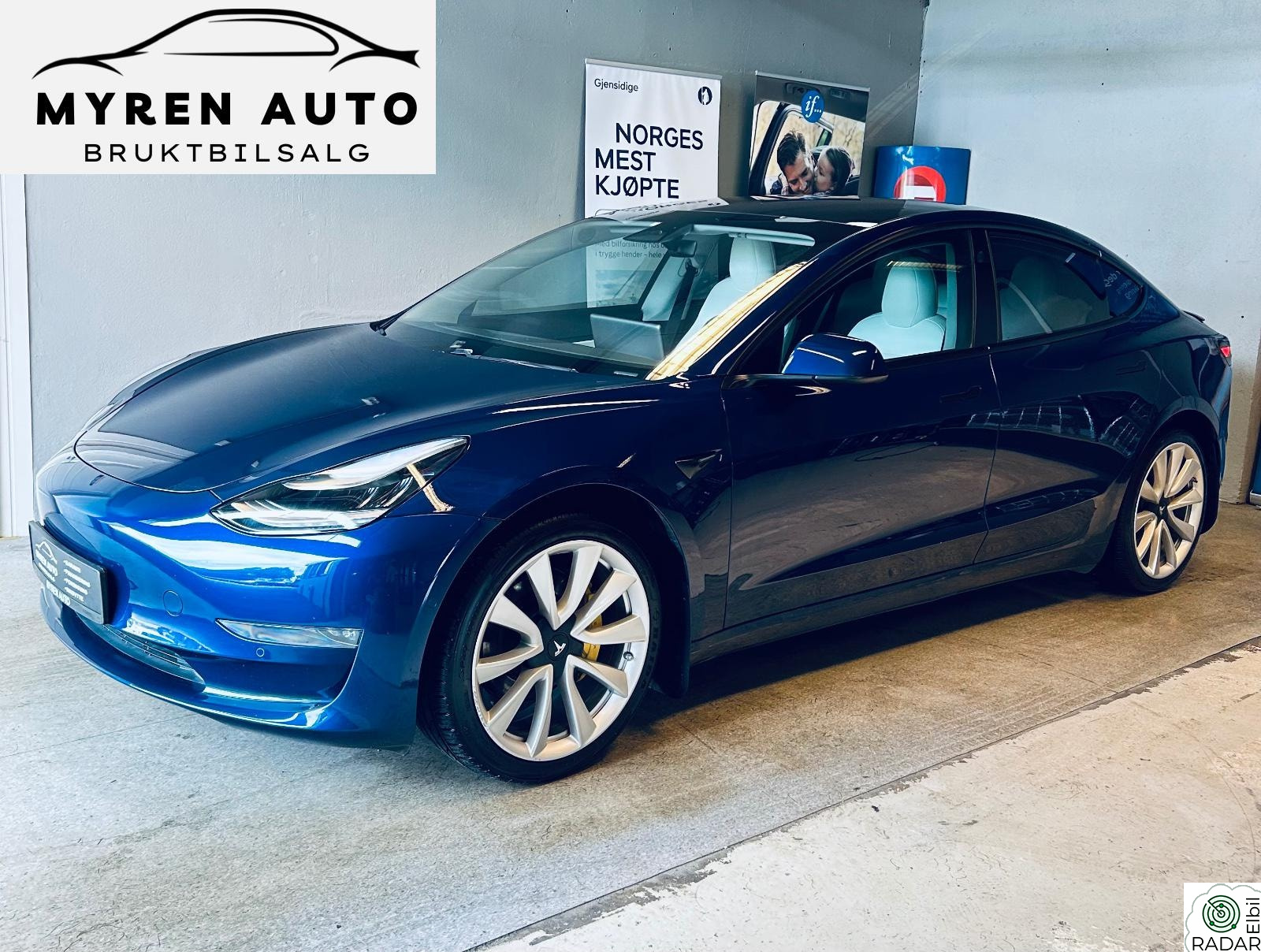 TESLA Model 3 LONG RANGE/PANO/SKINN/R.KAMERA/APP/NAVI/DAB+/++