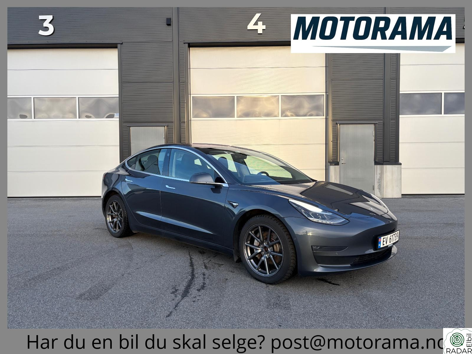 TESLA Model 3 LR | AWD | Premium | Norsk | Varme i bakseter