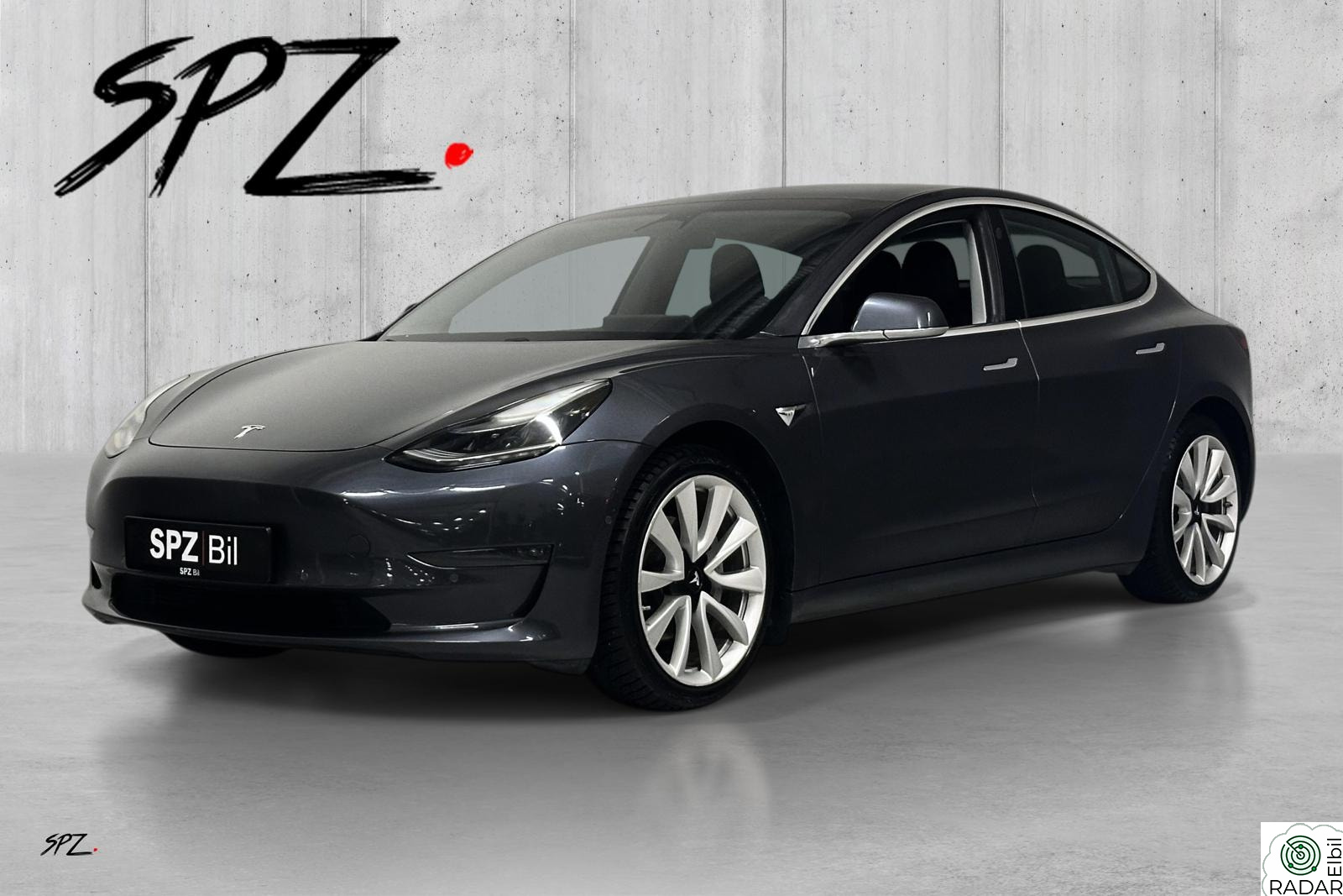 TESLA Model 3 Long range | AWD | Skinn | Pano | Navi | Premium lyd |