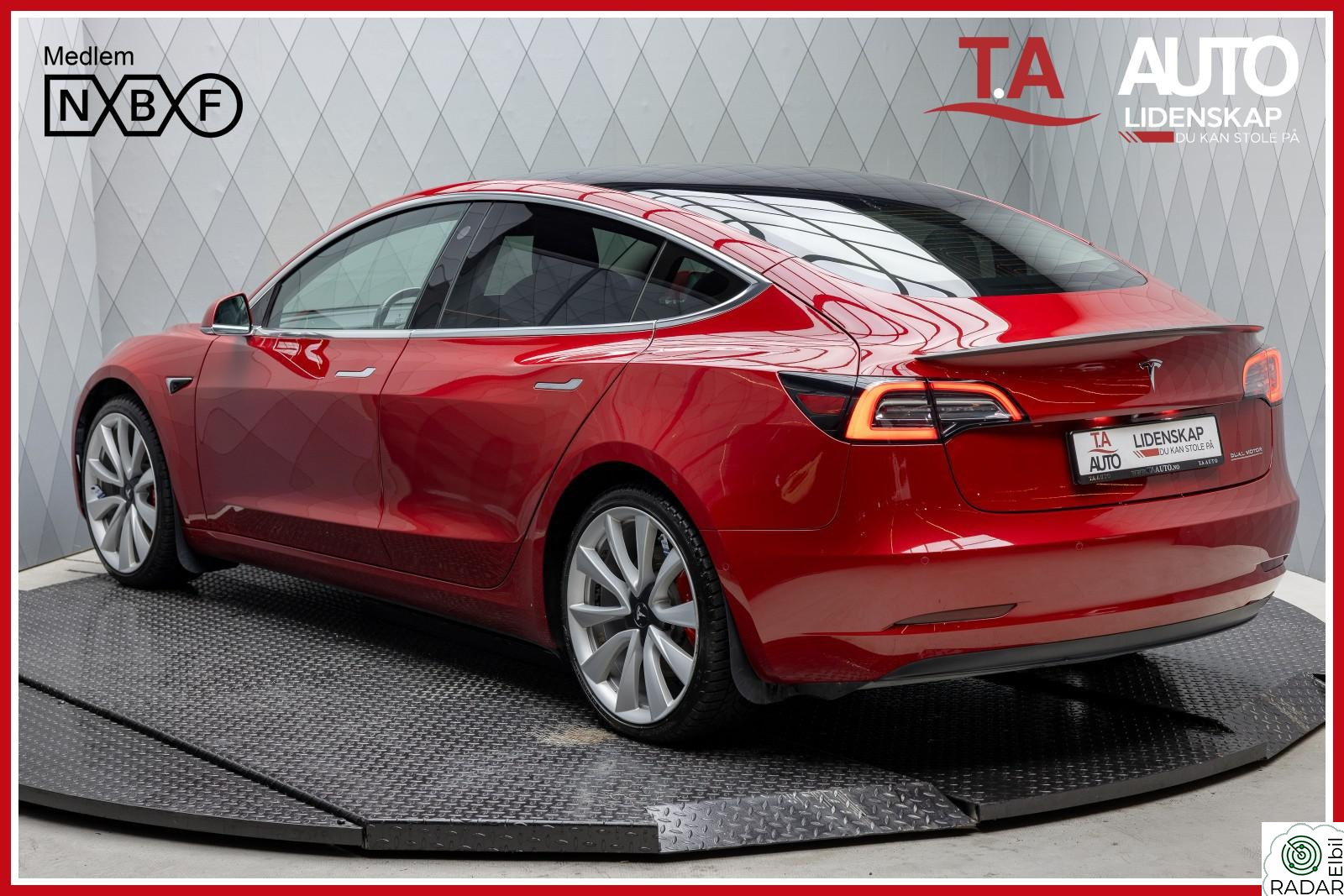 TESLA Model 3 PERFORMANCE FSD PREMIUM DUAL MOTOR