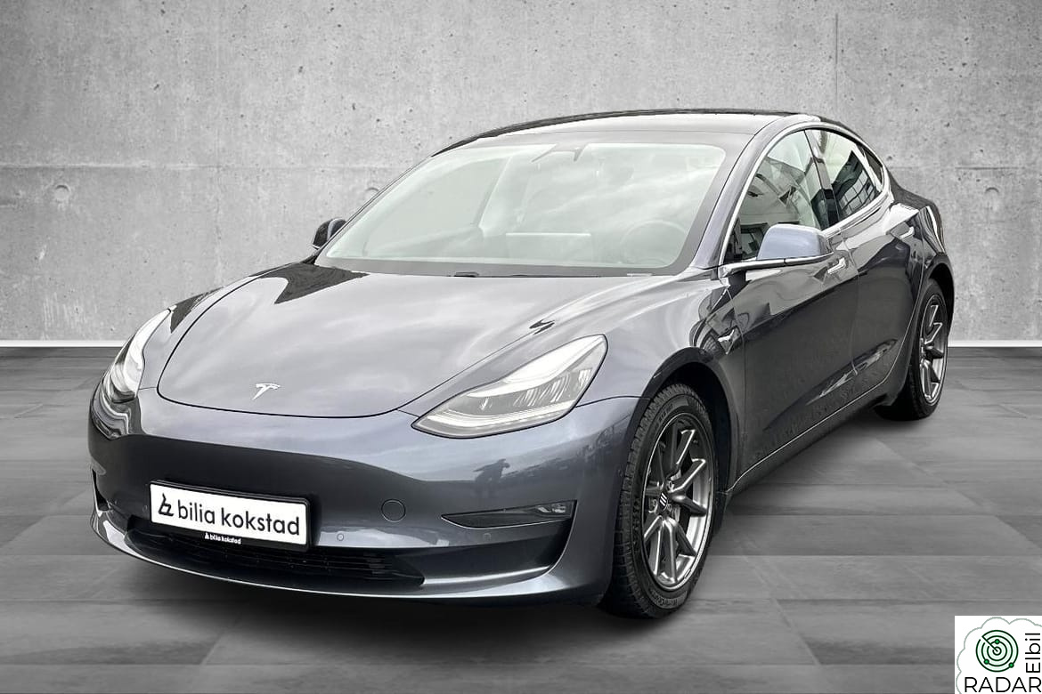 TESLA Model 3 LR 4X4/Skinn/ACC/Krok/DAB+/Panorama/Navi/S+V