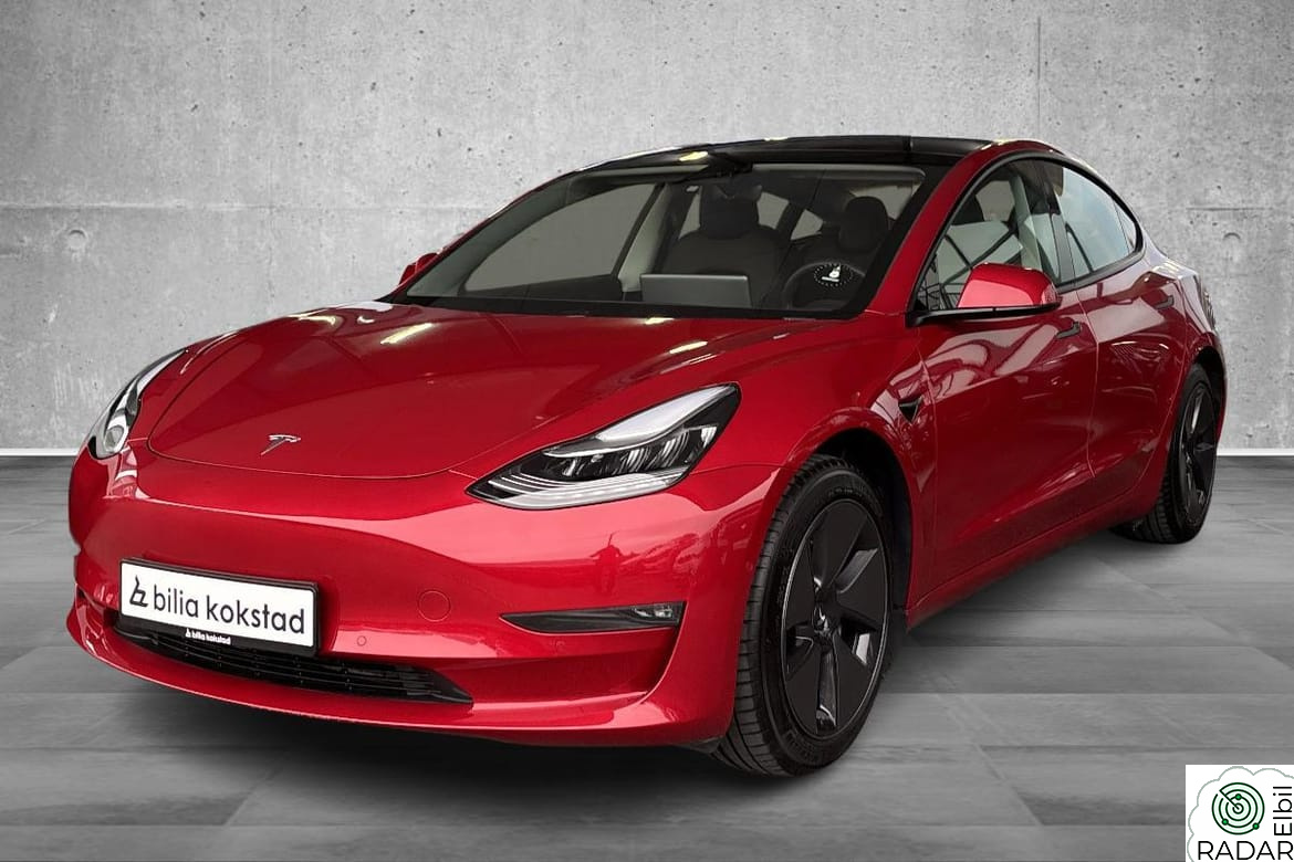 TESLA Model 3 Autopilot/Krok/Skinn/Premium/LAV KM/S+V