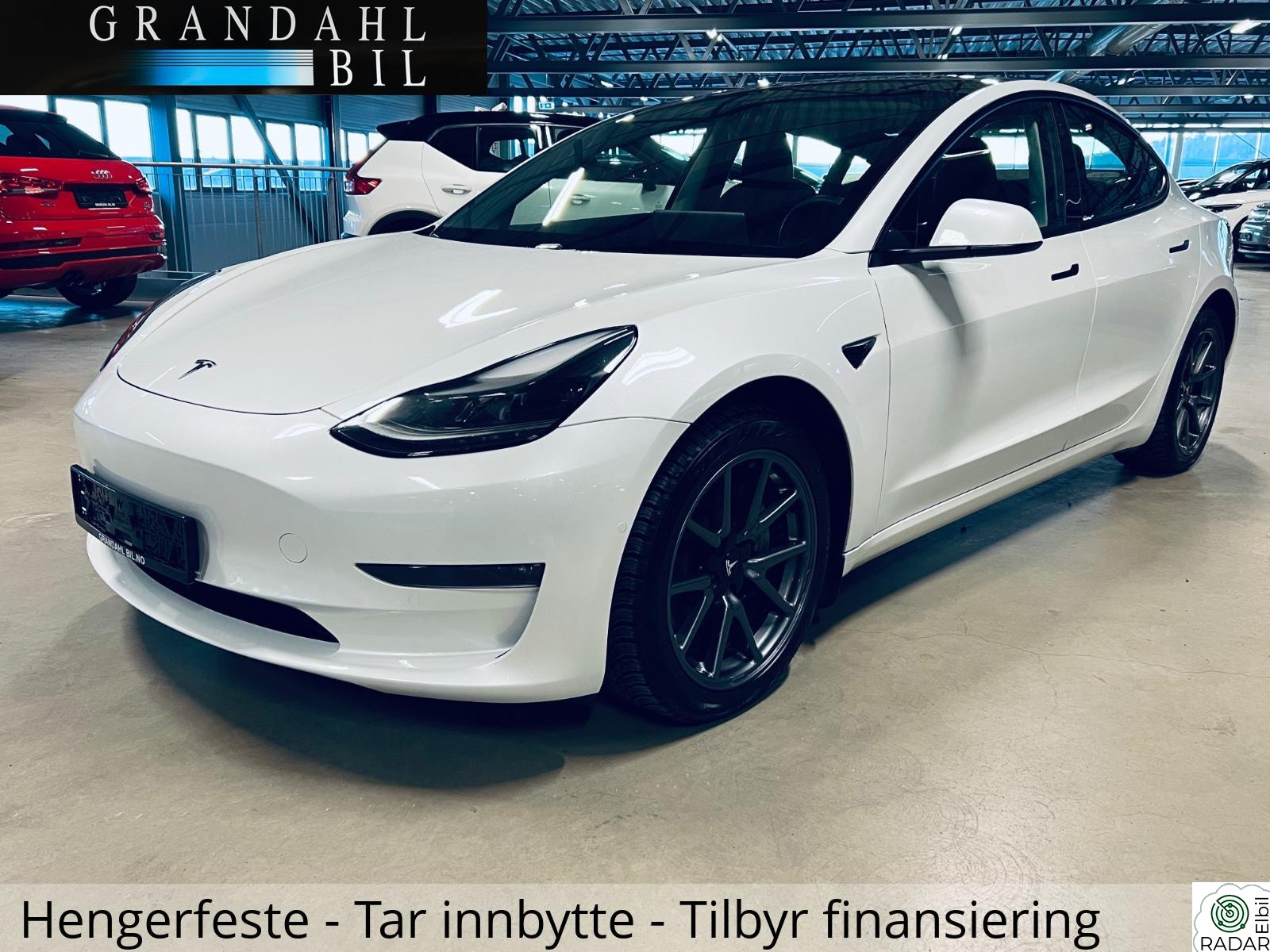 TESLA Model 3 LR -4WD-Varmepumpe-Autopilot -HENGERFESTE- Tar innbytte