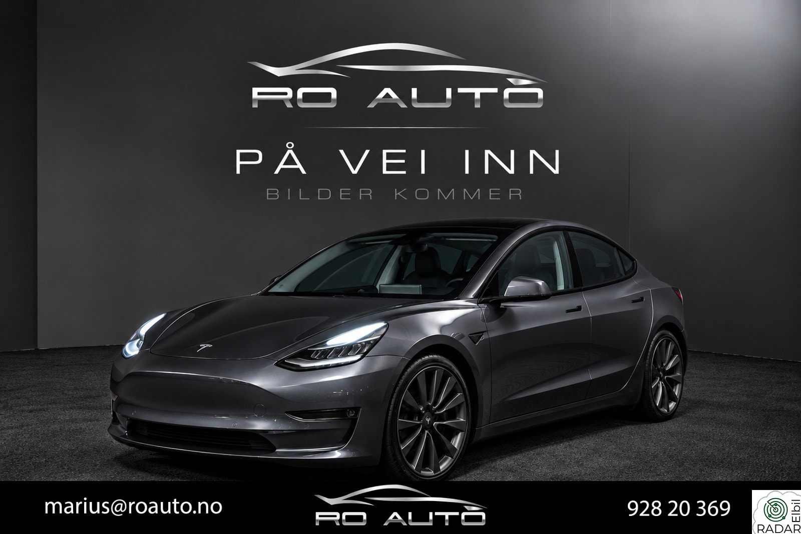 TESLA Model 3 Long Range AWD - ACC/Varmpepumpe/Panorama Tak++