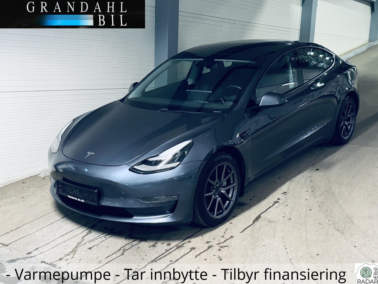 TESLA Model 3 LR - 4WD - Varmepumpe - Hengerfeste - Tar innbytte